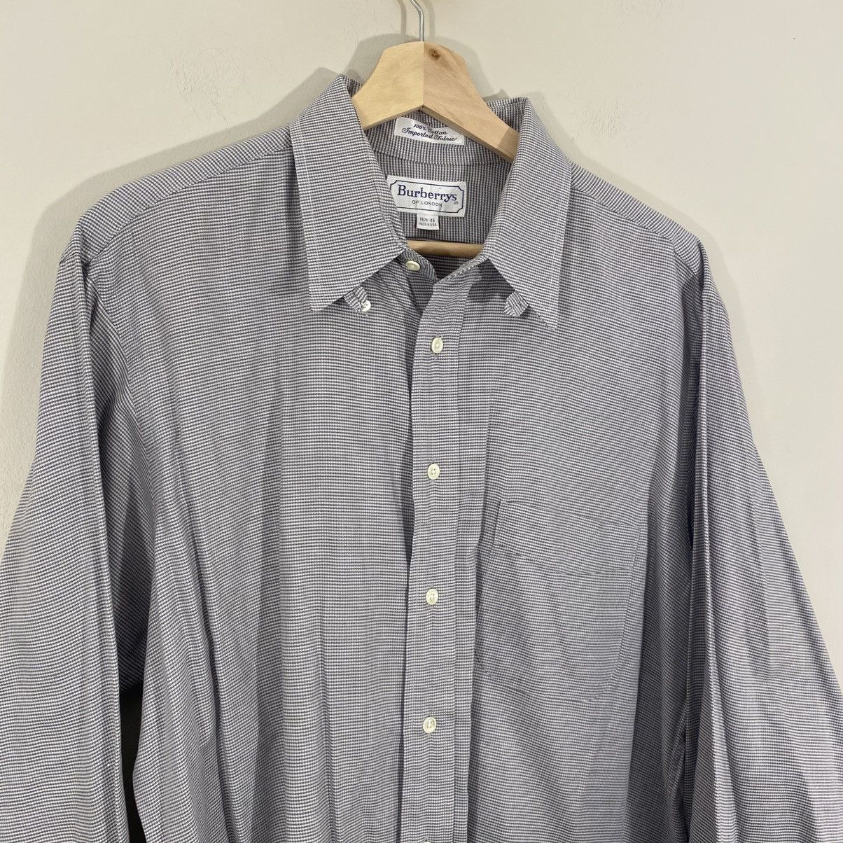 Burberry × Vintage Vintage 90s Burberry Striped Button Up Shirt Large Size US L / EU 52-54 / 3 - 2 Thumbnail