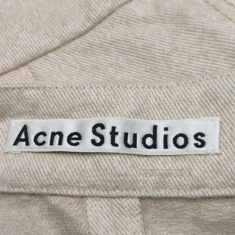 Acne Studios Acne Studios 100% Cotton Topstitch Decorated Midi Skirt Size 35" - 3 Thumbnail
