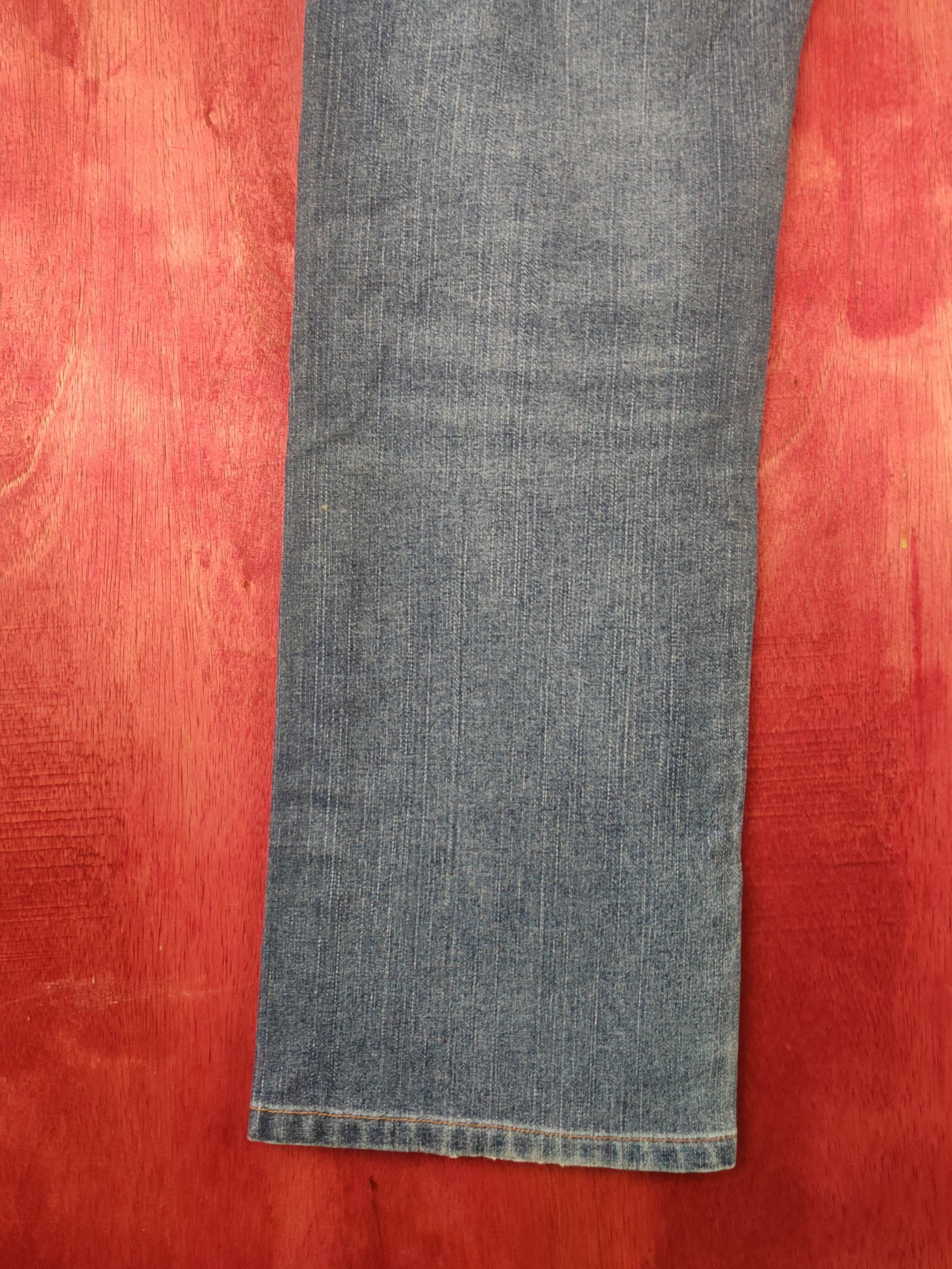 Japanese Brand Uniqlo Blue japan faded jeans Denim Pants #S1372 Size US 32 / EU 48 - 10 Thumbnail