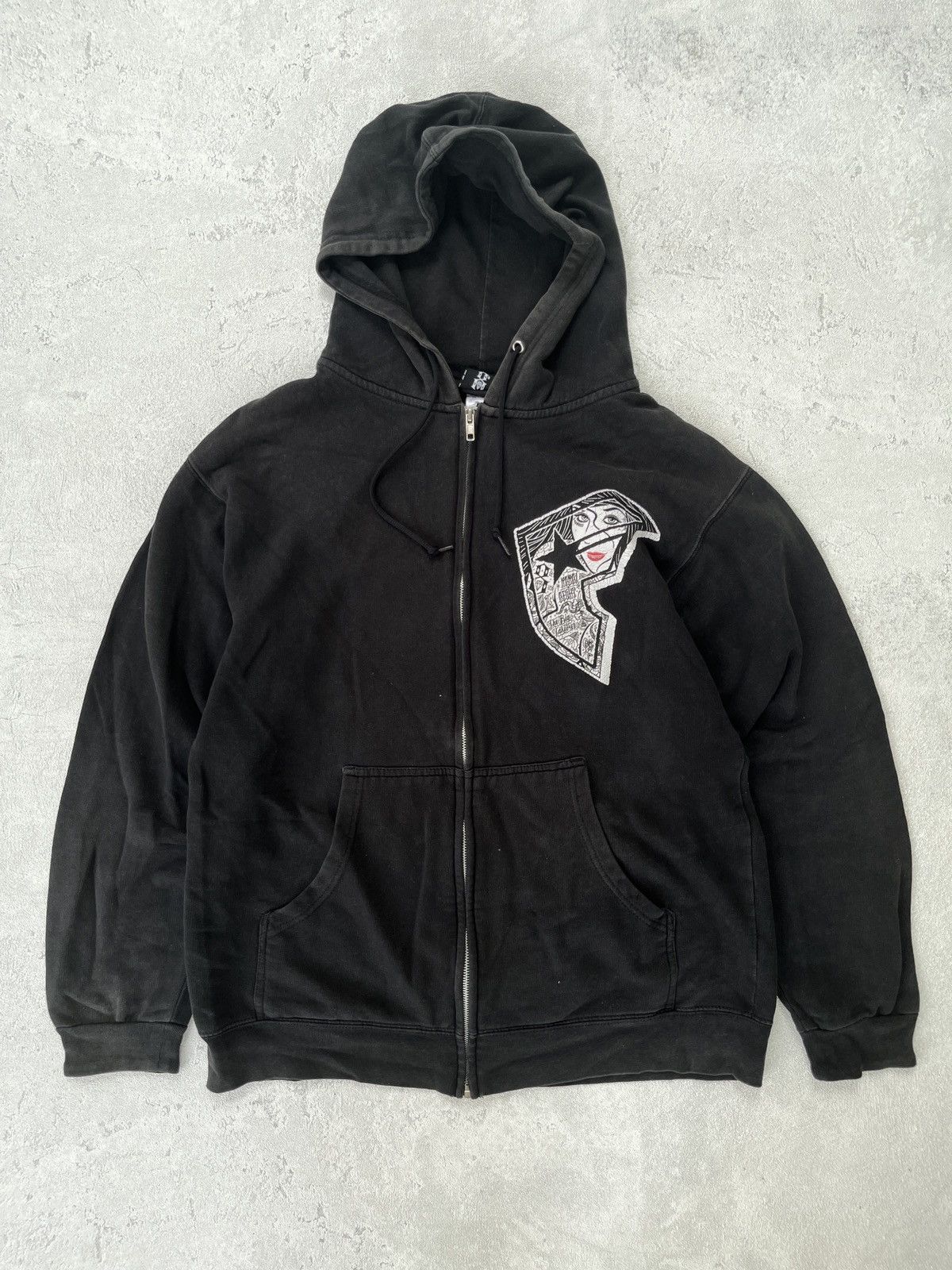 Famous Stars And Straps Y2K Famous x Rebel 8 Zip Hoodie iconic logo vintage Size US M / EU 48-50 / 2 - 2 Thumbnail