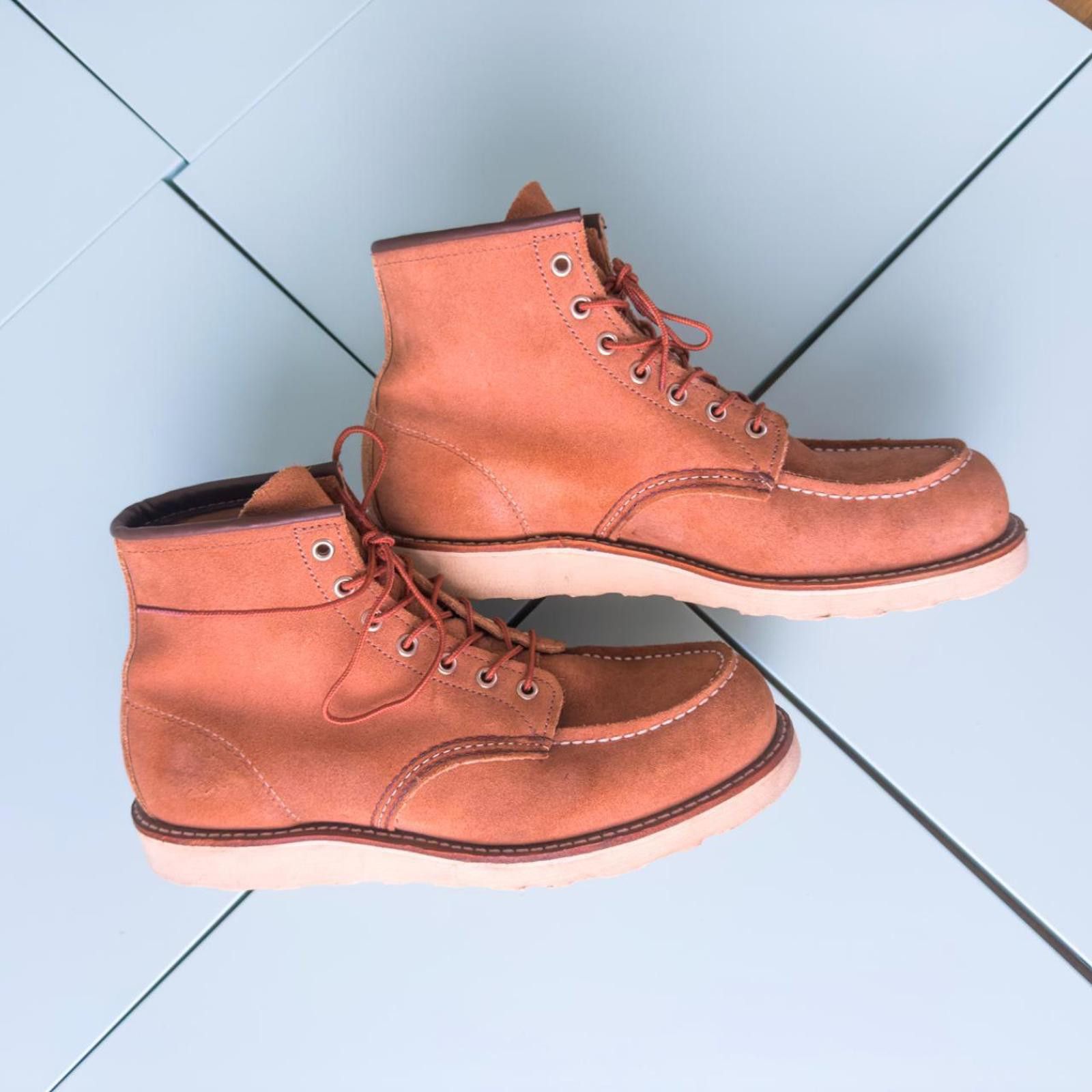 Red Wing RED WING HERITAGE MENS MOC BOOT - DUSTY ROSE ABILENE SIZE 10 Size US 10 / EU 43 - 1 Thumbnail