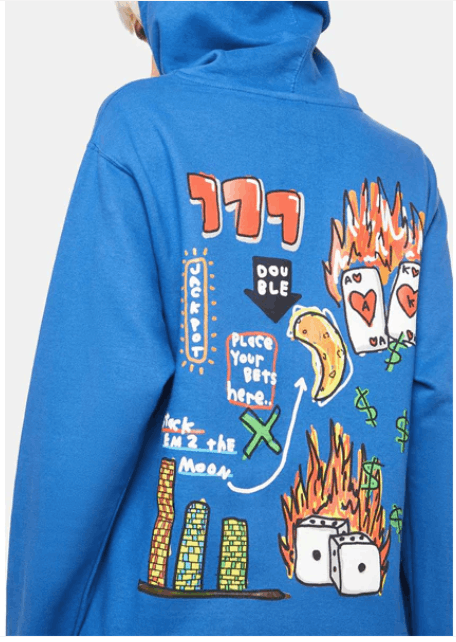 Designer Bet it All Vegas Streetwear Hoodie Size US XXL / EU 58 / 5 - 1 Thumbnail