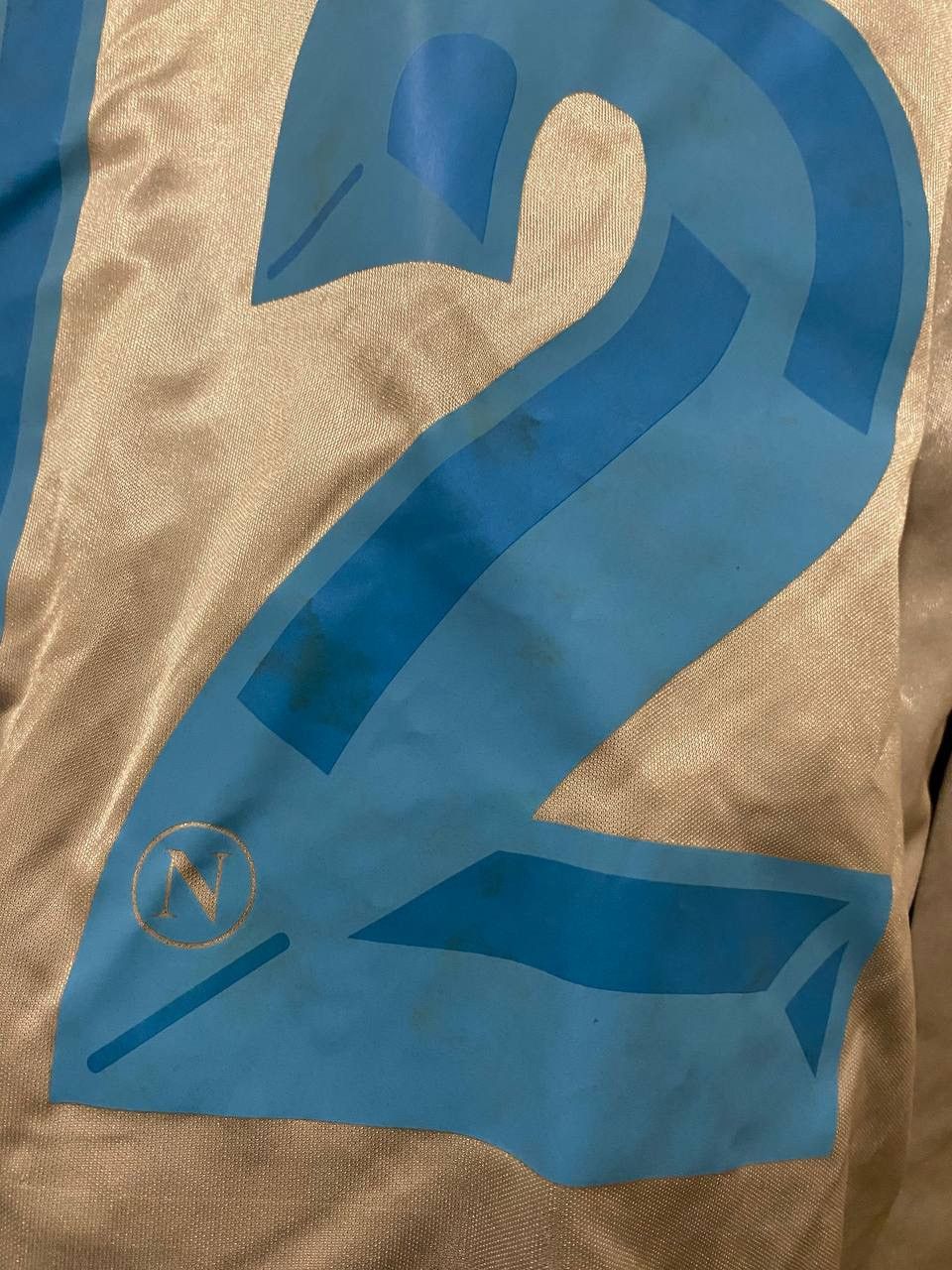 Kappa NAPOLI MATCH WORN GOALKEEPER LONG SLEEVE JERSEY Size US M / EU 48-50 / 2 - 14 Thumbnail