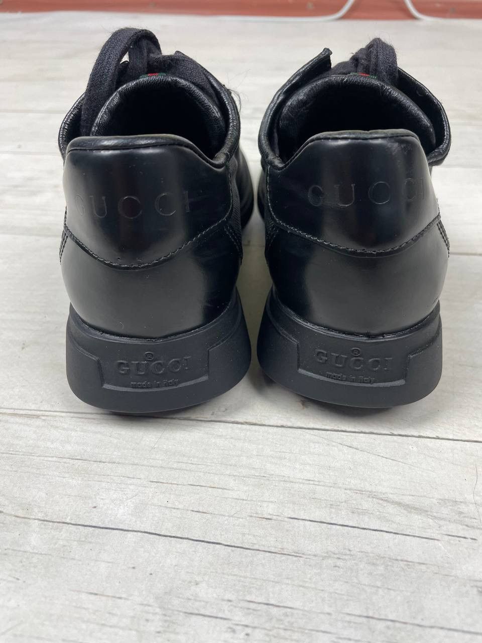 Gucci Vintage Gucci Leather Sneakers GG Size US 5.5 / IT 35.5 - 8 Thumbnail