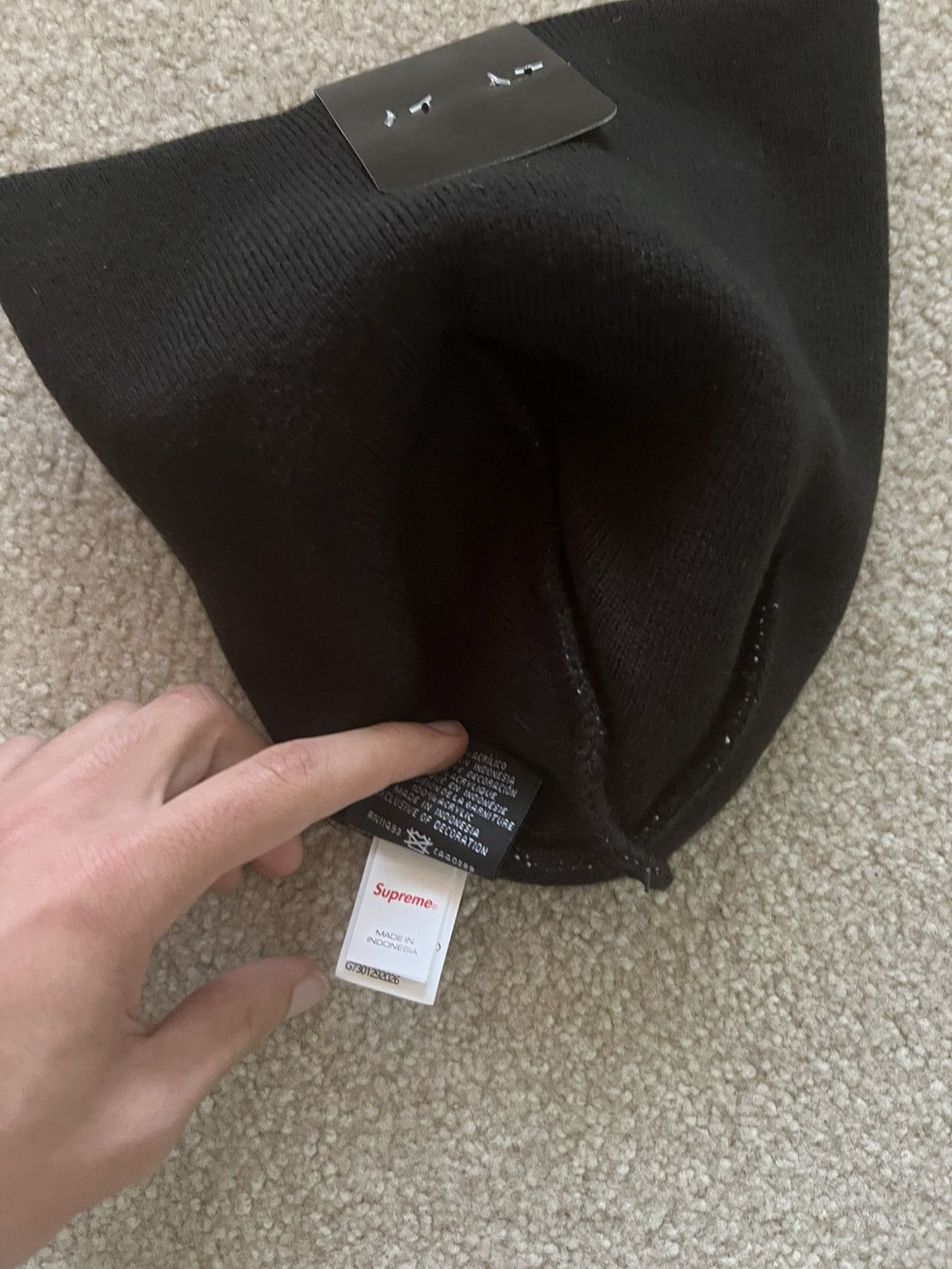 Supreme New era cursive beanie Size ONE SIZE - 4 Thumbnail