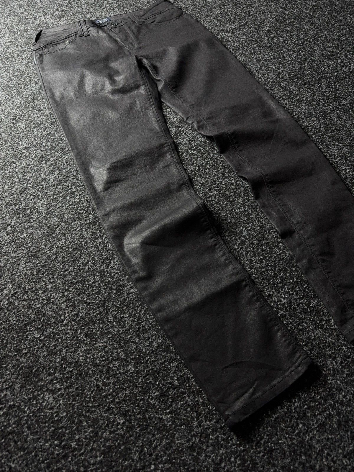 Armani Vintage 00s Luxury Designer Armani Jeans Tessuto skiny pants Size 30" / US 8 / IT 44 - 2 Thumbnail