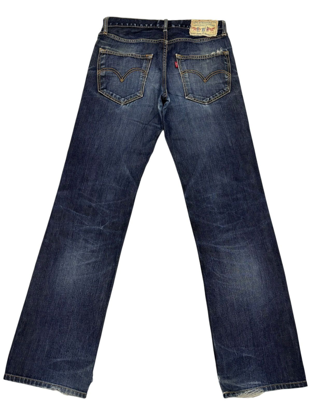 Hysteric Glamour VINTAGE LEVIS 502 DISTRESSED DENIM JEANS Size US 31 - 2 Thumbnail