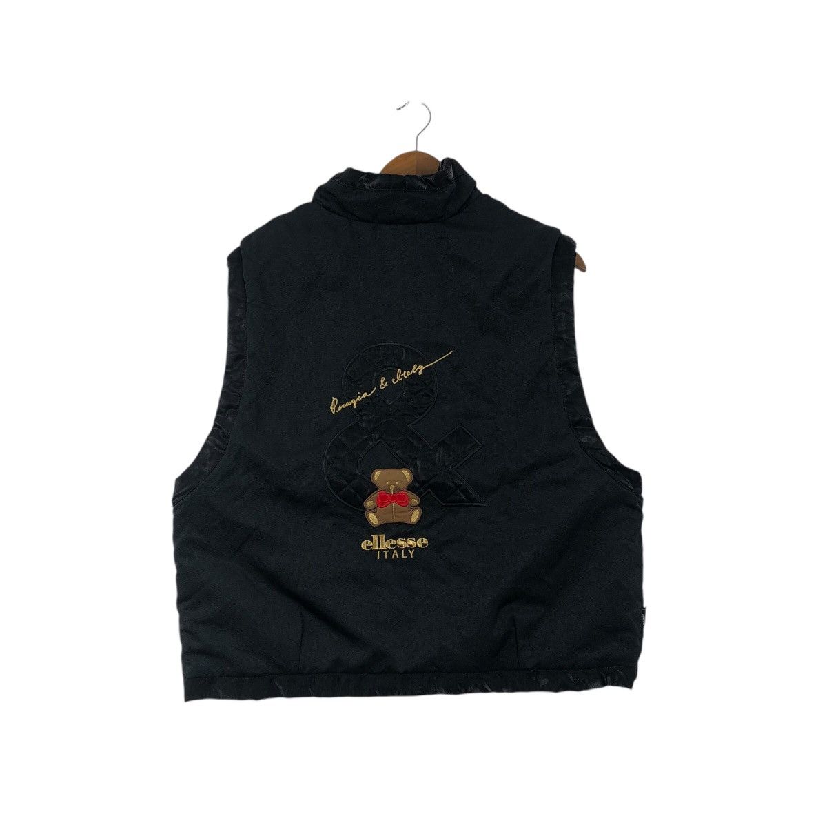 Ellesse Vintage ELLESSE PERUGIA ITALIA Bear Logo Vest Size US L / EU 52-54 / 3 - 1 Thumbnail
