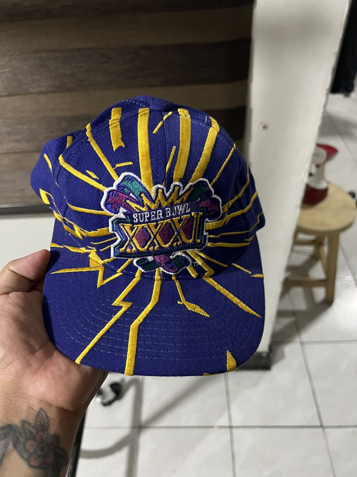Starter Vintage Starter collision shockwave hat Size ONE SIZE - 8 Thumbnail