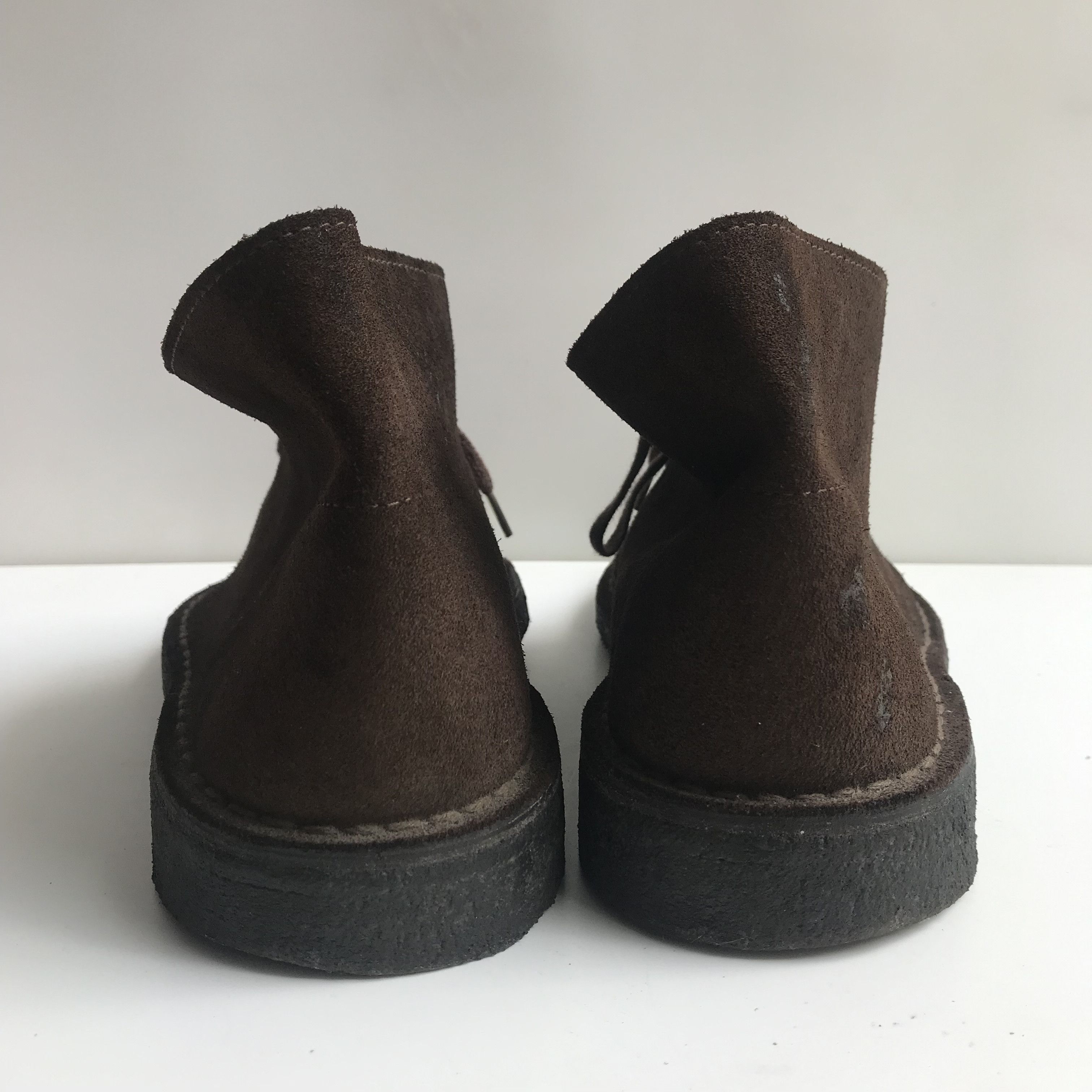 Clarks Vintage MK1 Clarks Dessert Boots Dark Brown Chocolate Suede Size US 8.5 / EU 41-42 - 4 Thumbnail