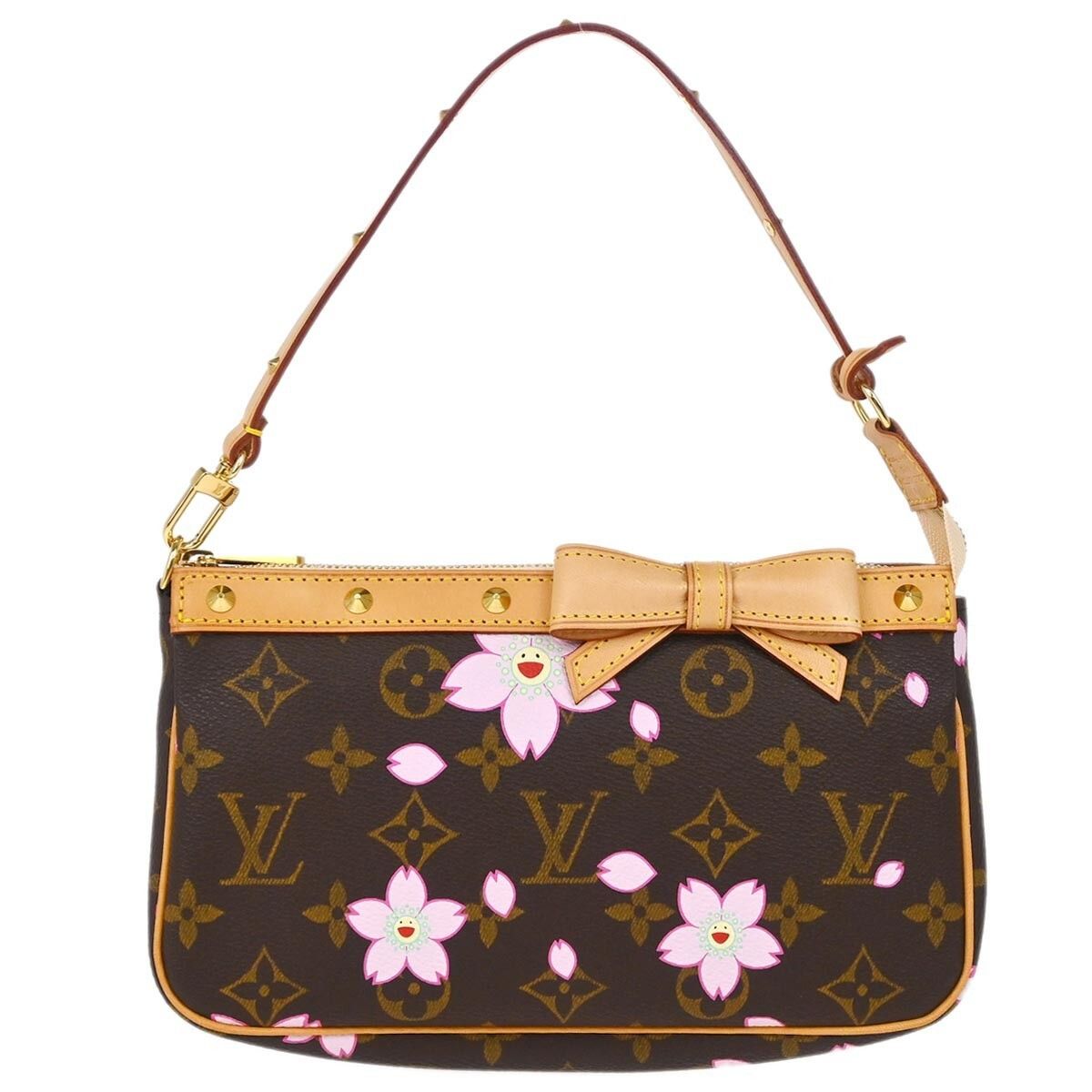 Louis Vuitton Pochette Accessoires Limited Edition Cherry Blossom Monogram