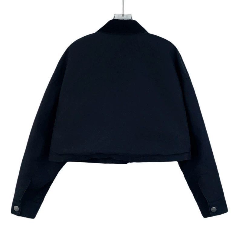 Prada Prada Black Long Sleeve Denim Jacket -2505 Size US M / EU 48-50 / 2 - 2 Thumbnail
