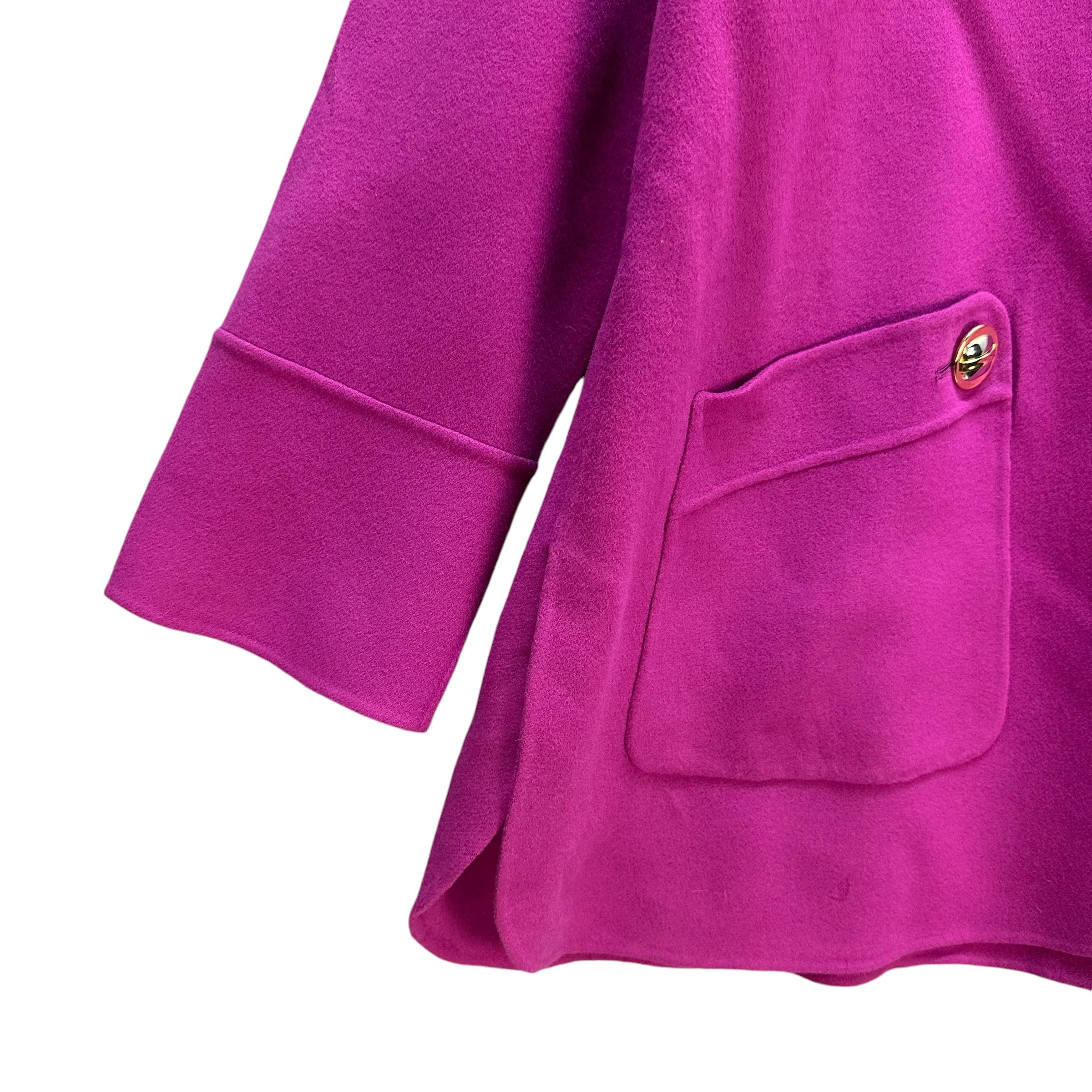 Longchamp BEST KIRA LONGCHAMP Single Top Button Wool Jacket #A54-1245 Size M / US 6-8 / IT 42-44 - 4 Thumbnail