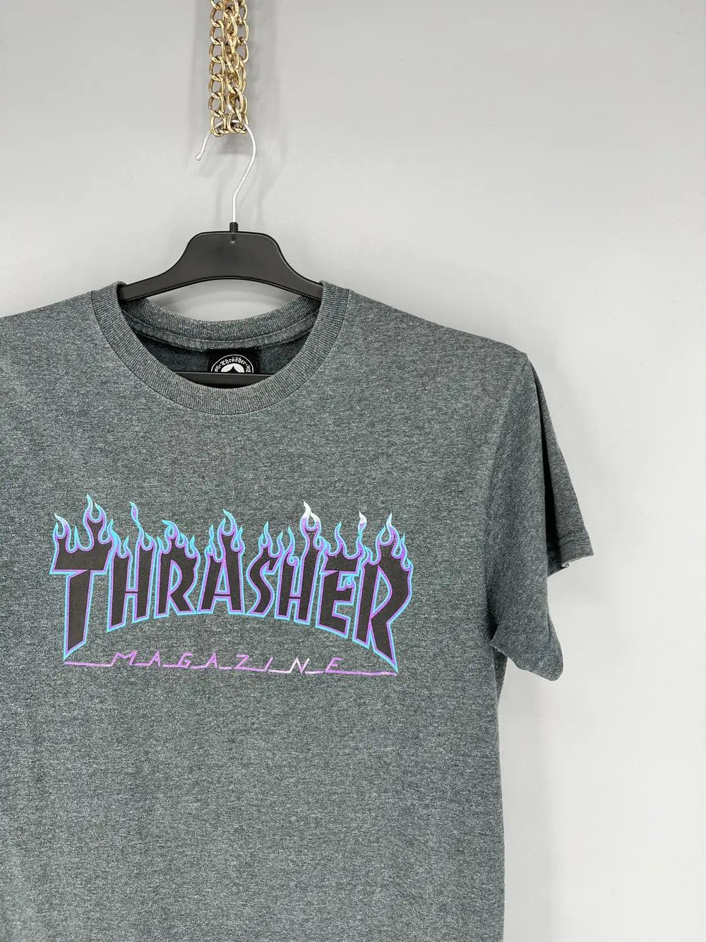 Thrasher Vintage Thrasher Big Logo Skateboard Tee Size S Size US S / EU 44-46 / 1 - 5 Thumbnail