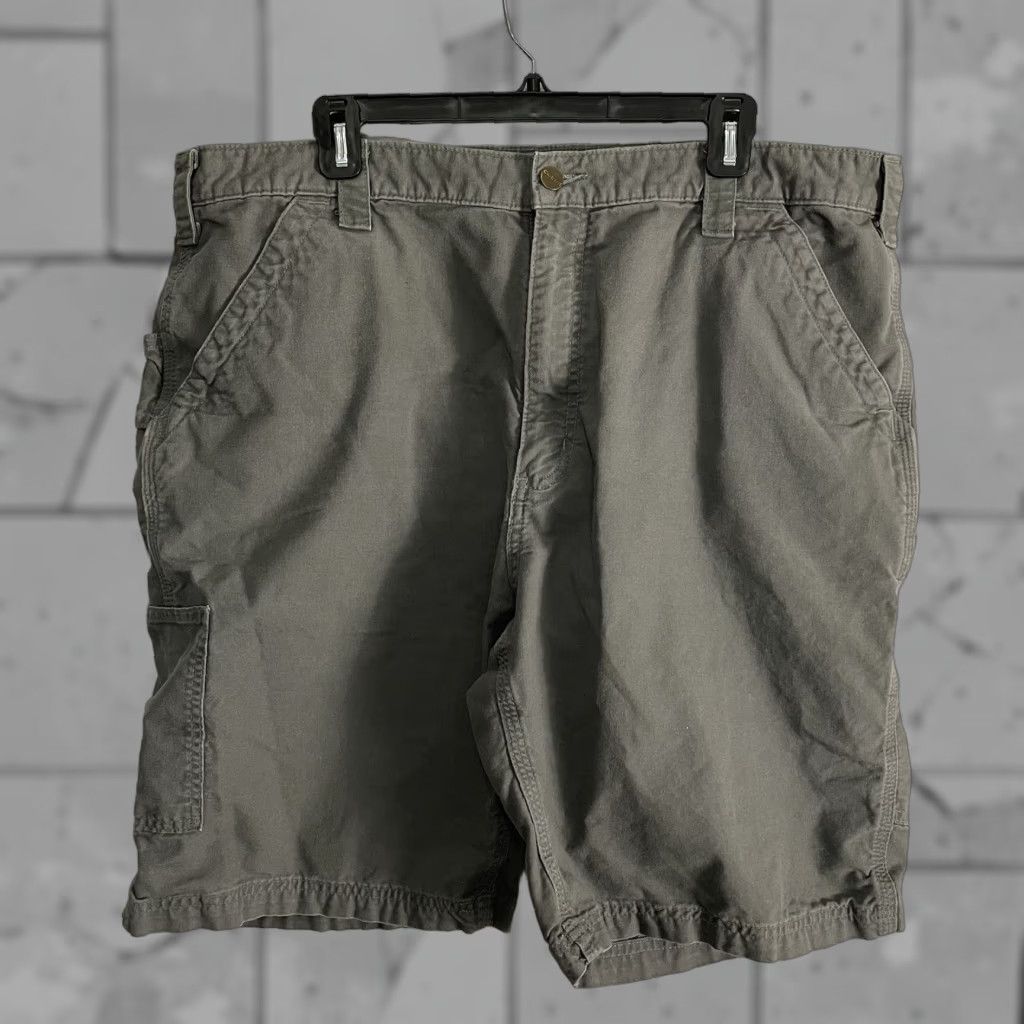 Carhartt Carhartt Cargo Shorts Mens Size 40 Gray 100% Cotton Size US 40 / EU 56 - 1 Thumbnail