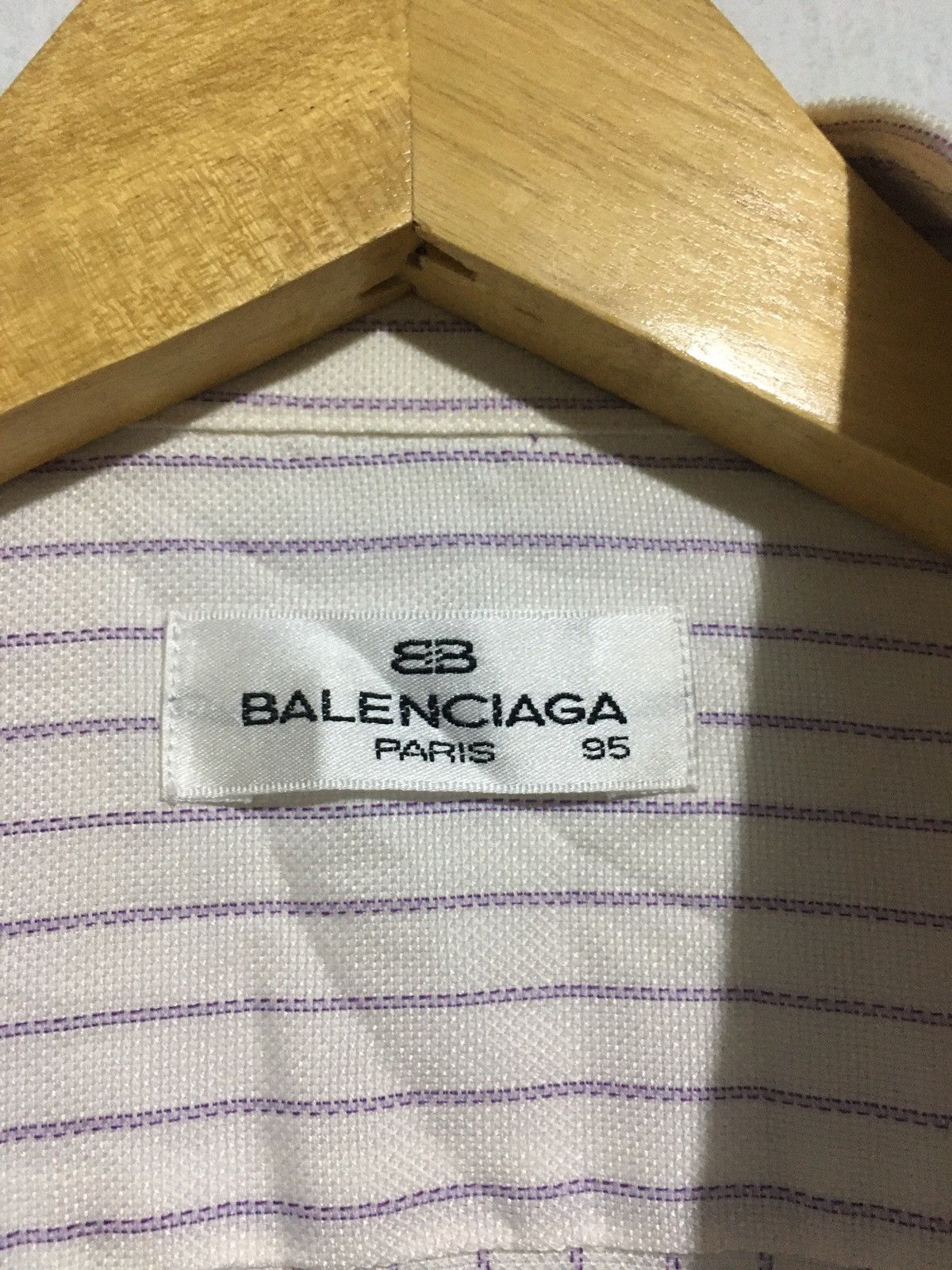 Balenciaga BALENCIAGA STRIPED SHIRT BUTTON UPS Size US M / EU 48-50 / 2 - 8 Thumbnail
