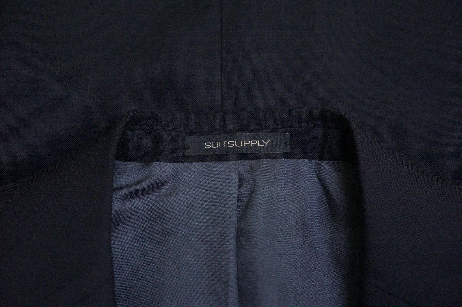 Suitsupply Men Suitsupply Suit Navy La Spalla Wool Vitale Barberis US34 Size 34R - 3 Thumbnail