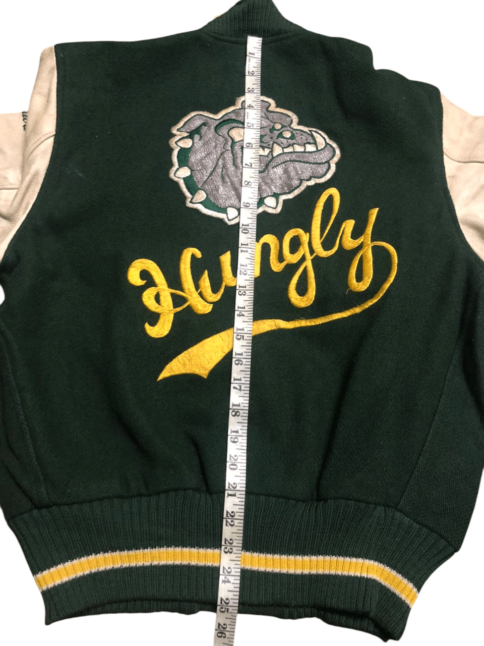 Vintage VINTAGE 90s Albion Hungly Varsity Jacket Distressed Size US M / EU 48-50 / 2 - 18 Thumbnail