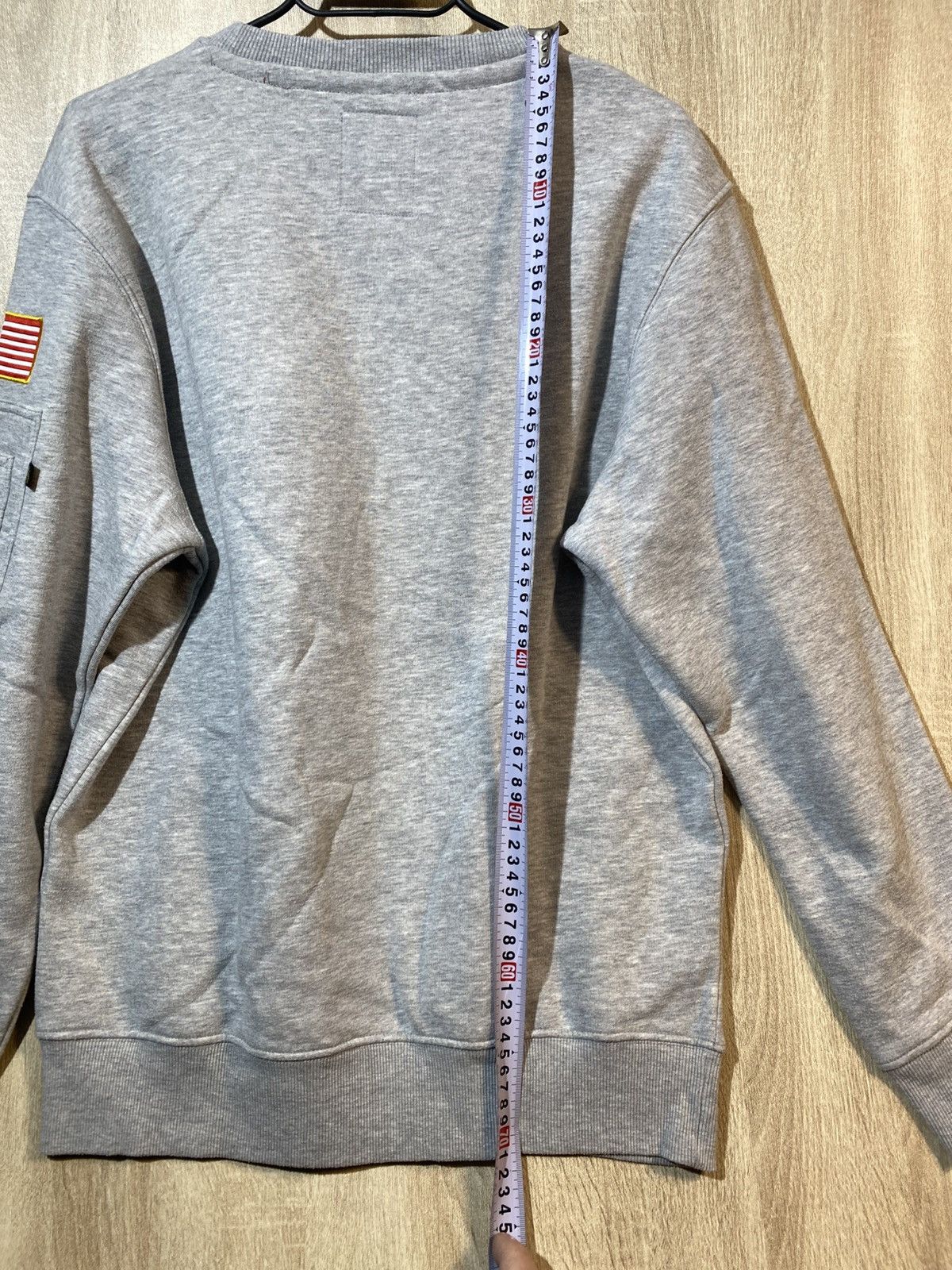 Alpha Industries Alpha Industries mens grey cotton sweater size L Size US L / EU 52-54 / 3 - 12 Thumbnail