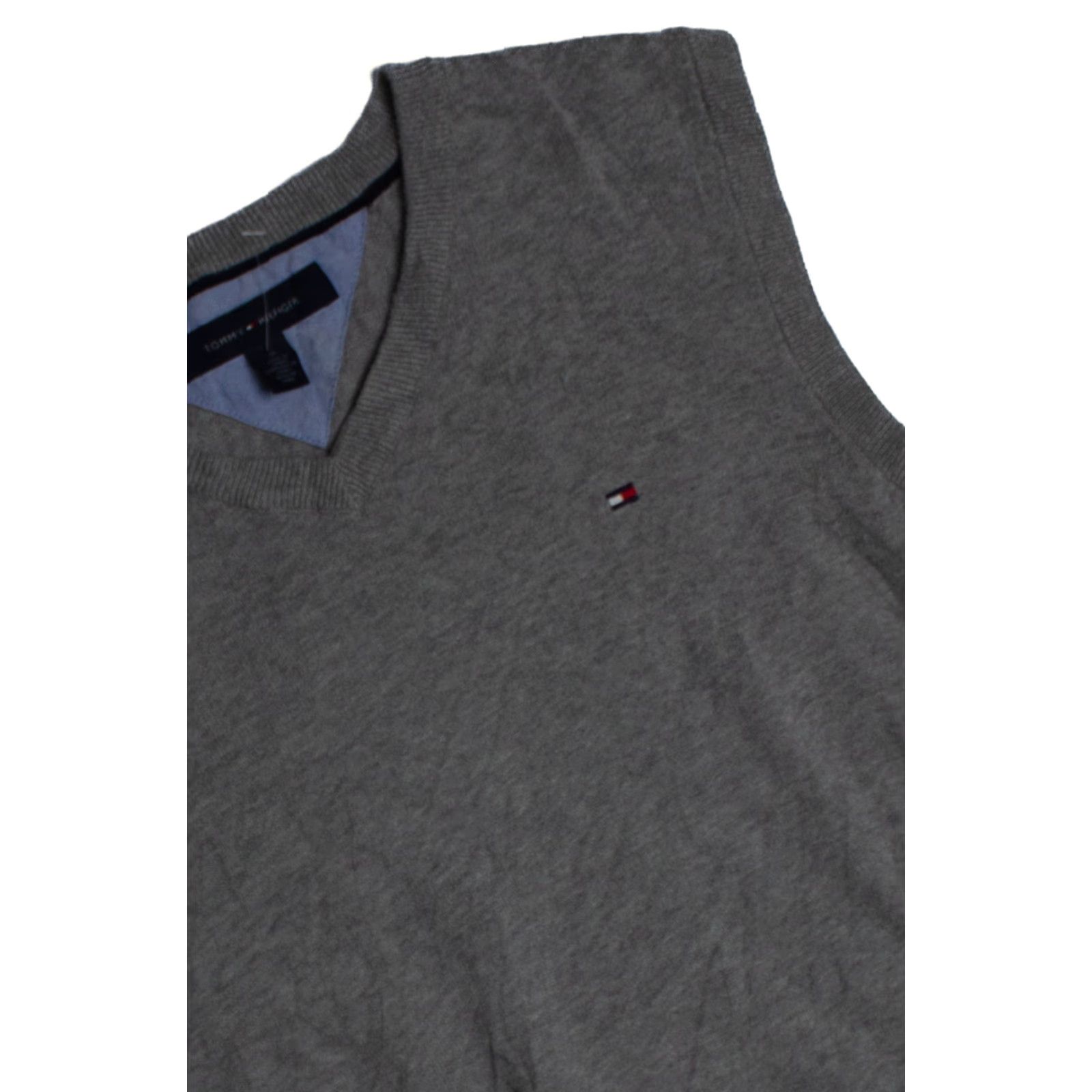 Tommy Hilfiger VINTAGE Tommy Hilfiger Vest Medium Gray 2000s Size US M / EU 48-50 / 2 - 2 Thumbnail