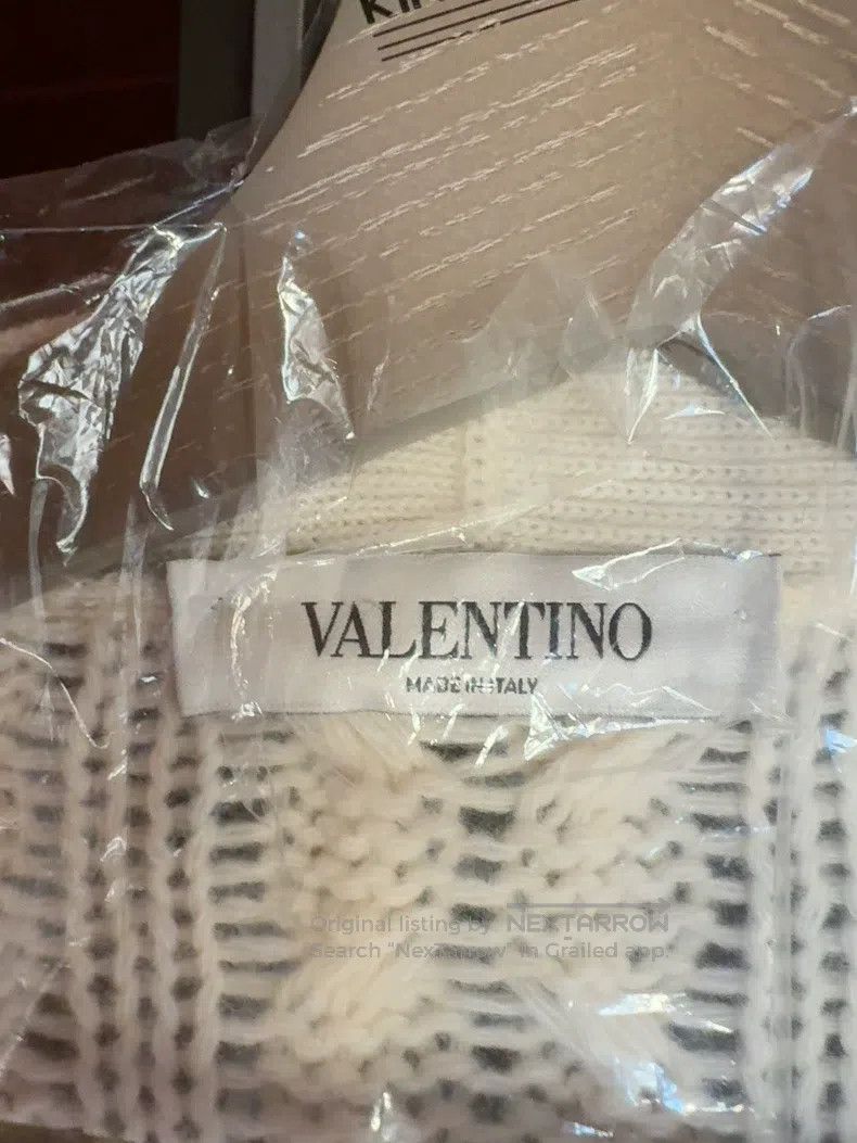 Valentino Valentino White lace patchwork knitted cardigan Size S / US 4 / IT 40 - 2 Thumbnail