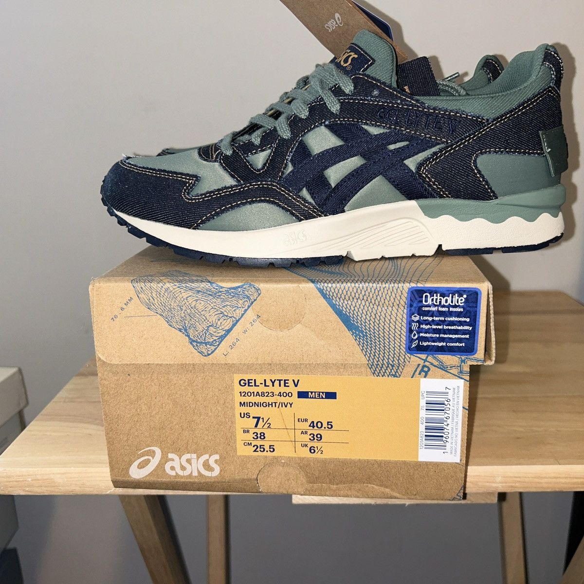 Asics Gel Lyte 5 Modern Patchwork Pack - Ivy-1201A823-400 Size 7.5 Size US 7.5 / EU 40-41 - 2 Thumbnail