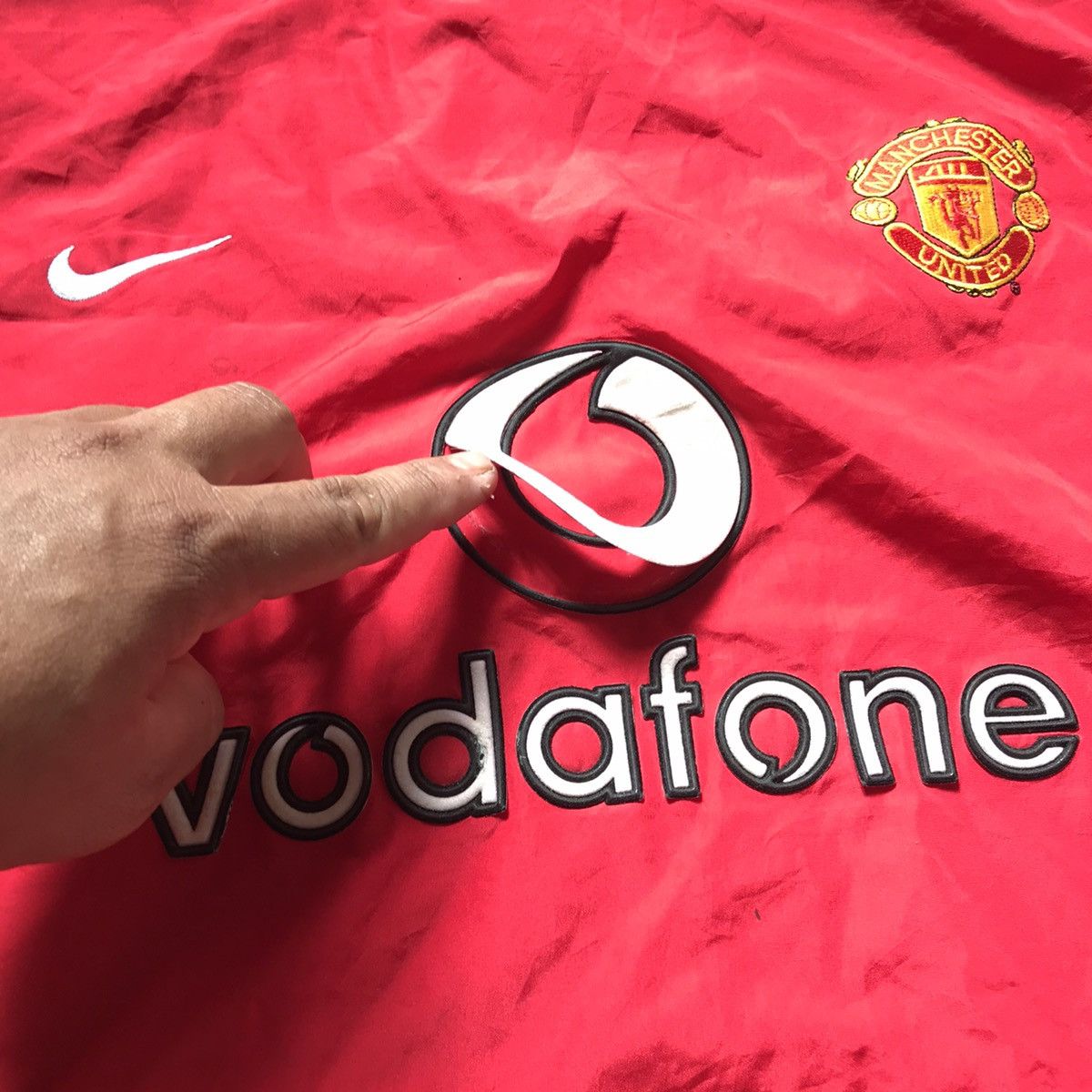 Nike RARE VINTAGE MANCHESTER UNITED NIKE VERON JERSEY MADE IN UK Size US L / EU 52-54 / 3 - 10 Thumbnail