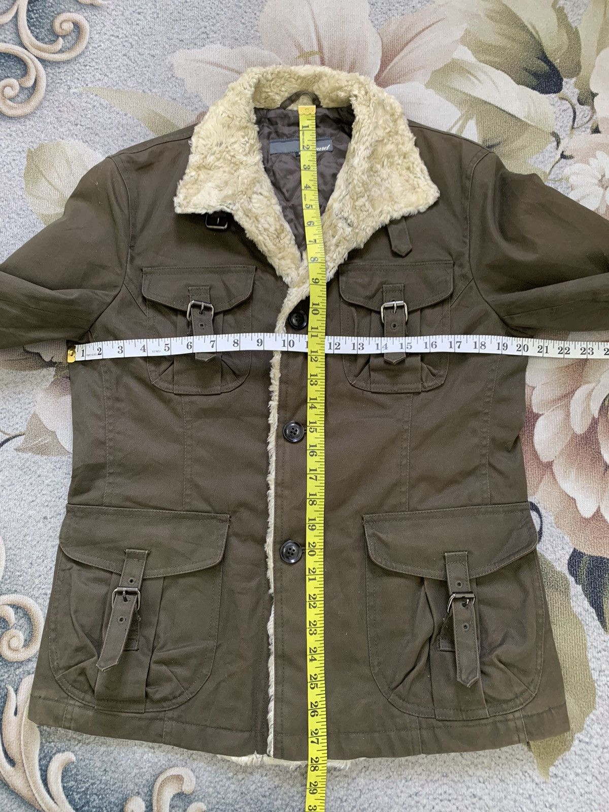 Japanese Brand Onboard Military Belted Pockets Style Jacket Size US M / EU 48-50 / 2 - 11 Thumbnail
