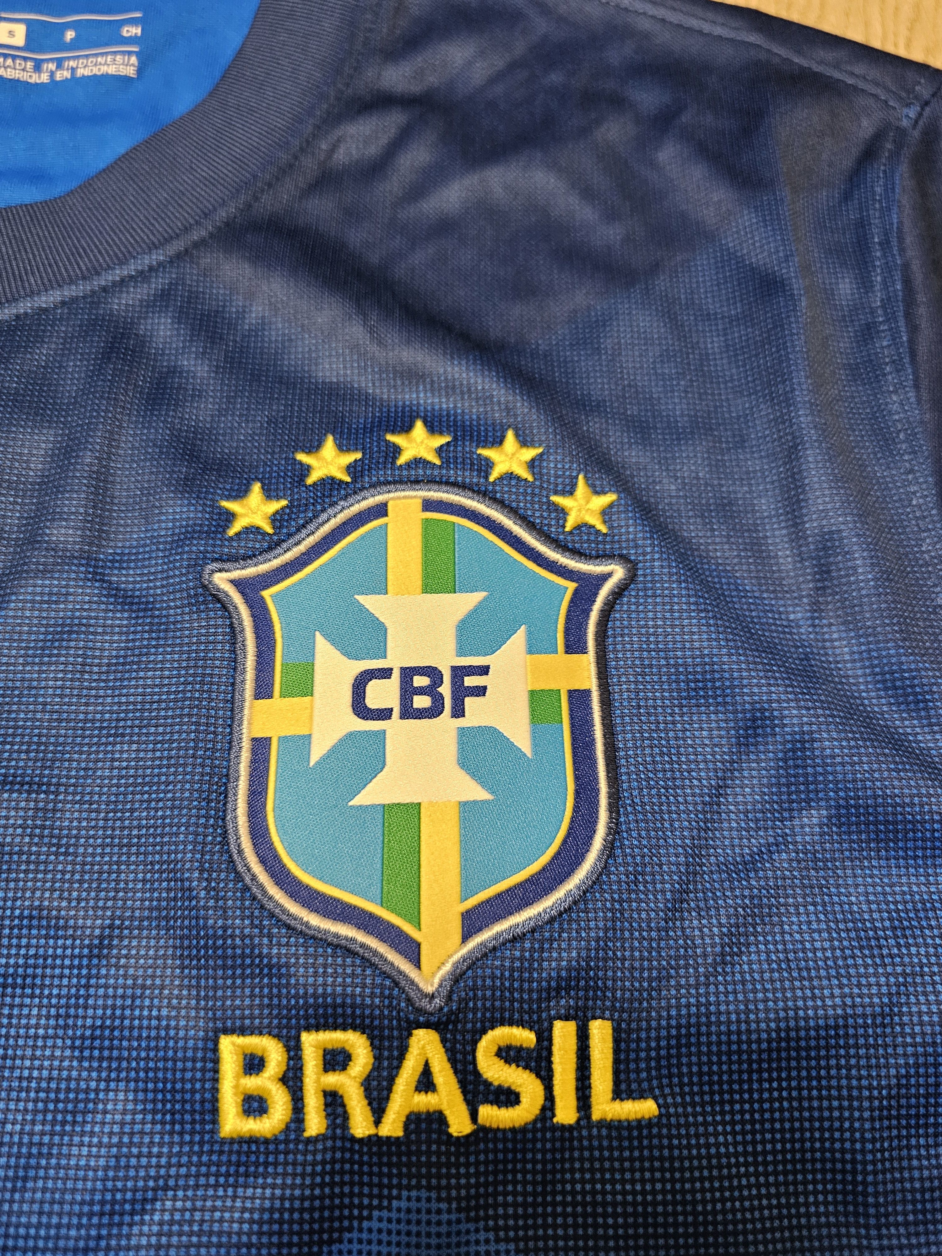 Nike BRAZIL 2021 2022 NEYMAR AWAY FOOTBALL SHIRT SOCCER JERSEY Size US S / EU 44-46 / 1 - 4 Thumbnail