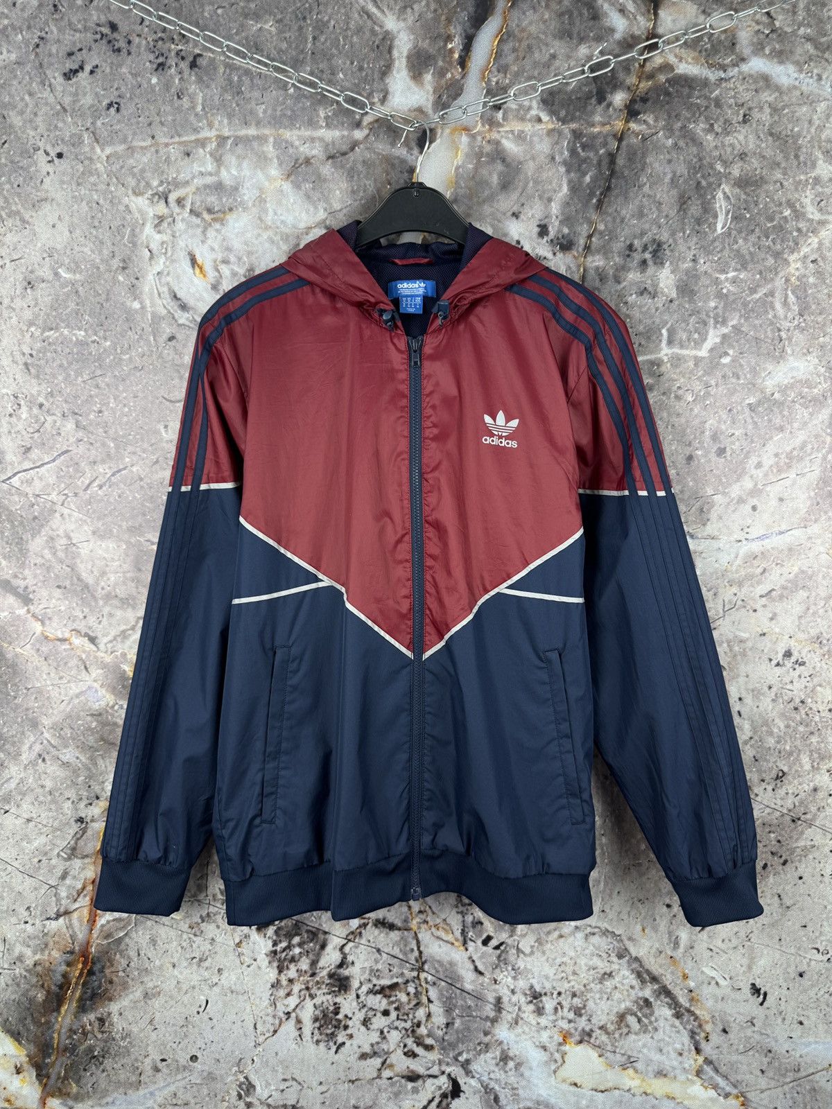 Adidas Men’s Adidas Full Zip Hooded Jacket Sportswear Size Medium Size US M / EU 48-50 / 2 - 1 Thumbnail