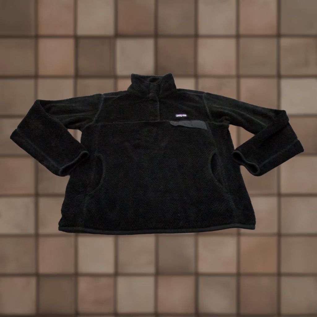 Patagonia Patagonia Jacket Women S Black Snap T Fleece Fuzzy Sweater Outdoor Camping Size S / US 4 / IT 40 - 1 Thumbnail