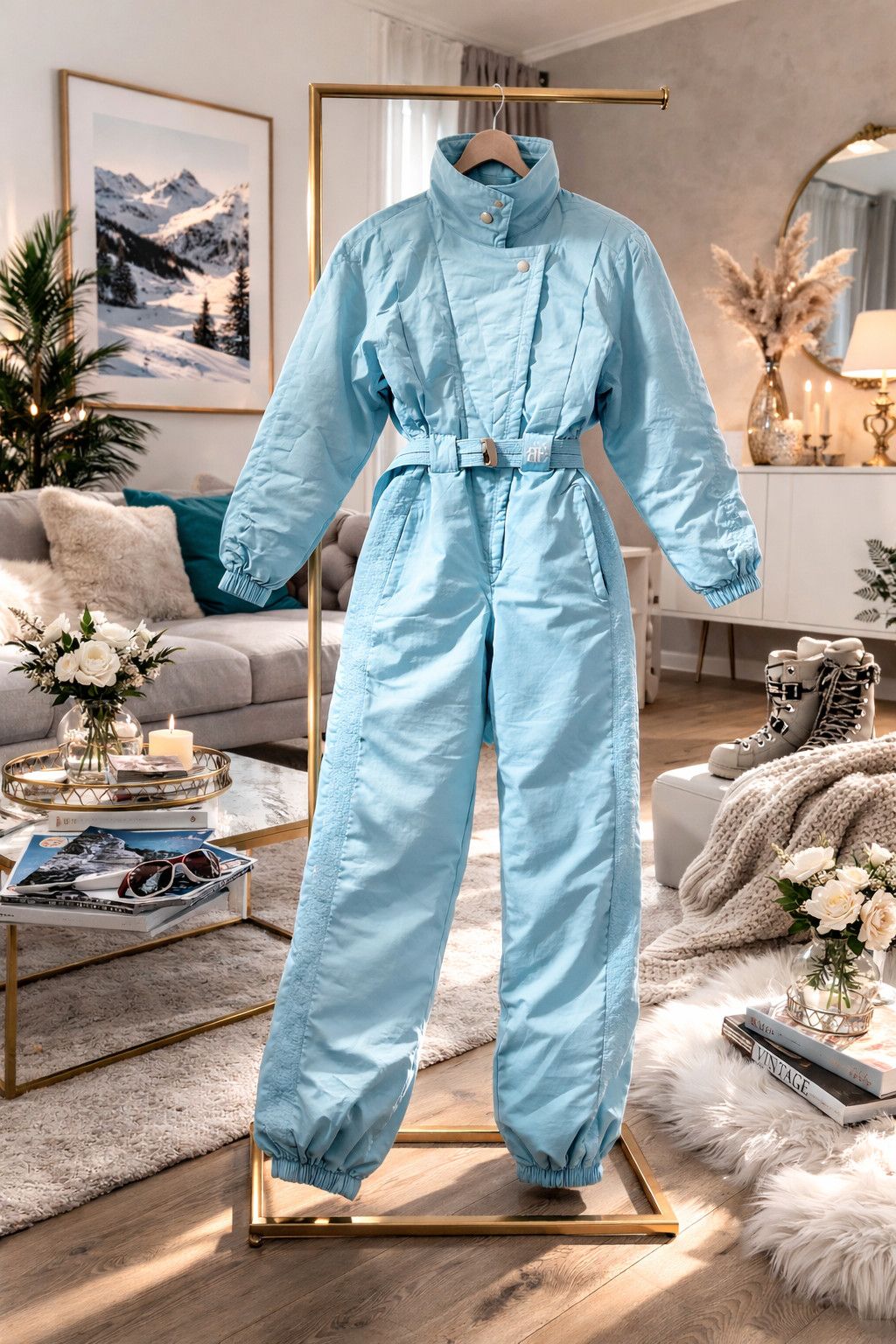 Other Vintage BF ski jumpsuit by the Italian New with original tag Size 26" / US 2 / IT 38 - 1 Thumbnail