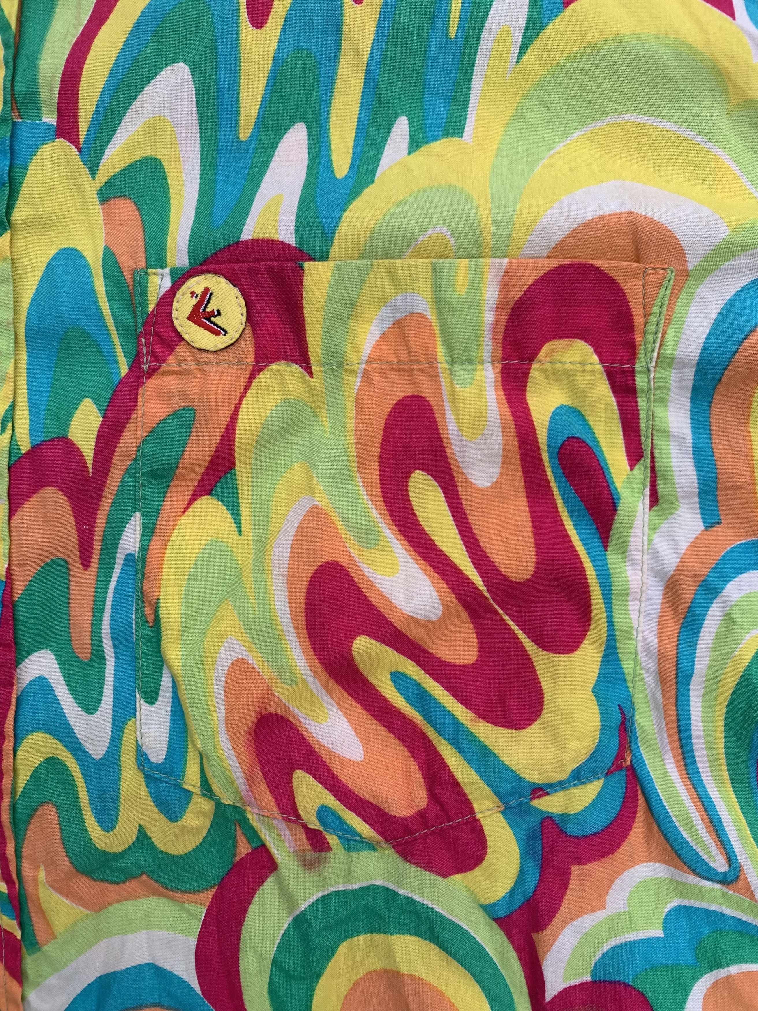 Energie Shirt Energie Art Psychedelic Abstract Size US XL / EU 56 / 4 - 4 Thumbnail