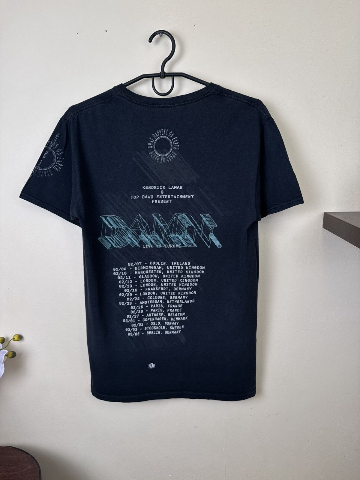 Band Tees Kendrick Lamar Damn Nobody Pray For Me Tour 2017 T Shirt Tee Size US M / EU 48-50 / 2 - 15 Thumbnail