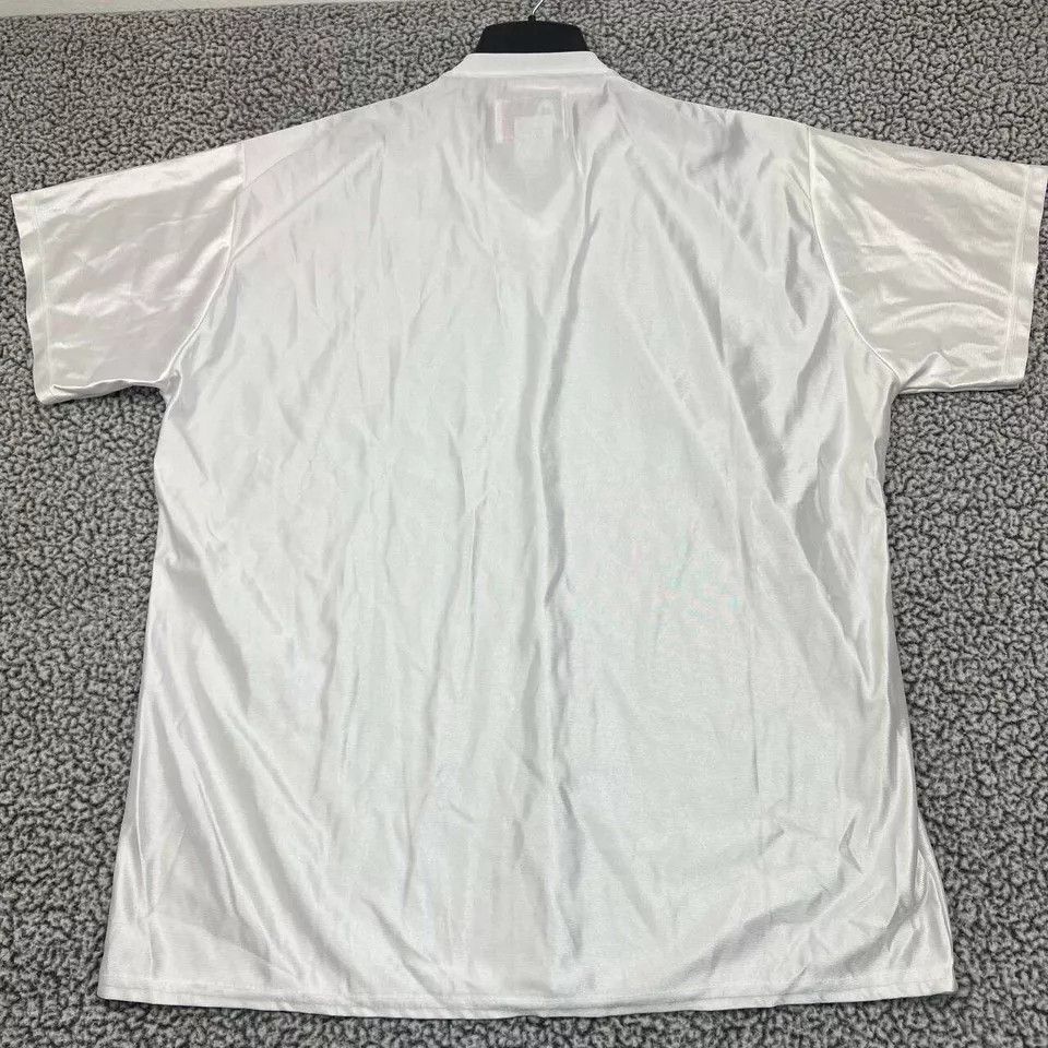 Other × Vintage Football Jersey Shirt Men XL White Plain Blank Short Sleeve Size US XL / EU 56 / 4 - 2 Thumbnail