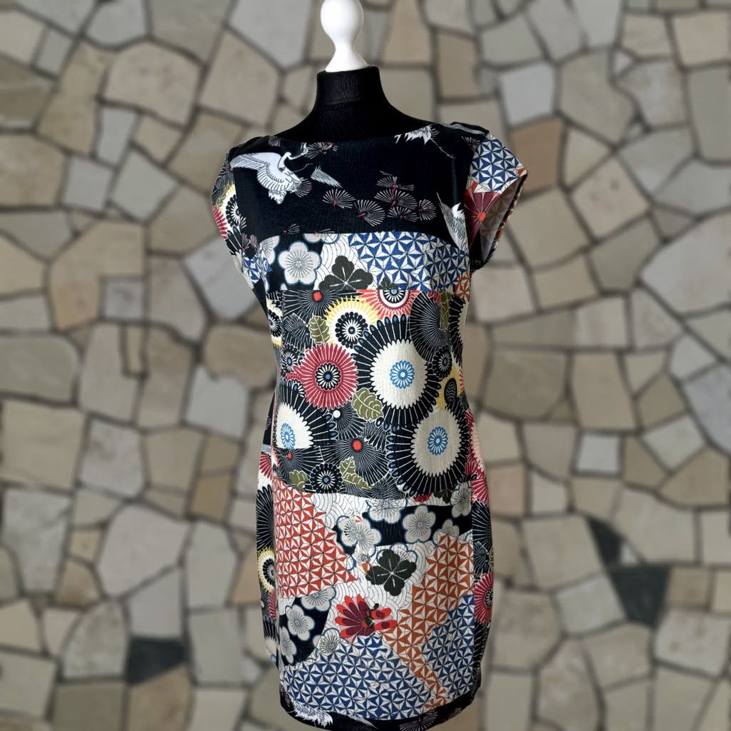 Desigual Desigual Dress Womens A-Line XL Knee Length Multicoloured 100% genuine Damaris 67V20F5 Size XL / US 12-14 / IT 48-50 - 1 Thumbnail