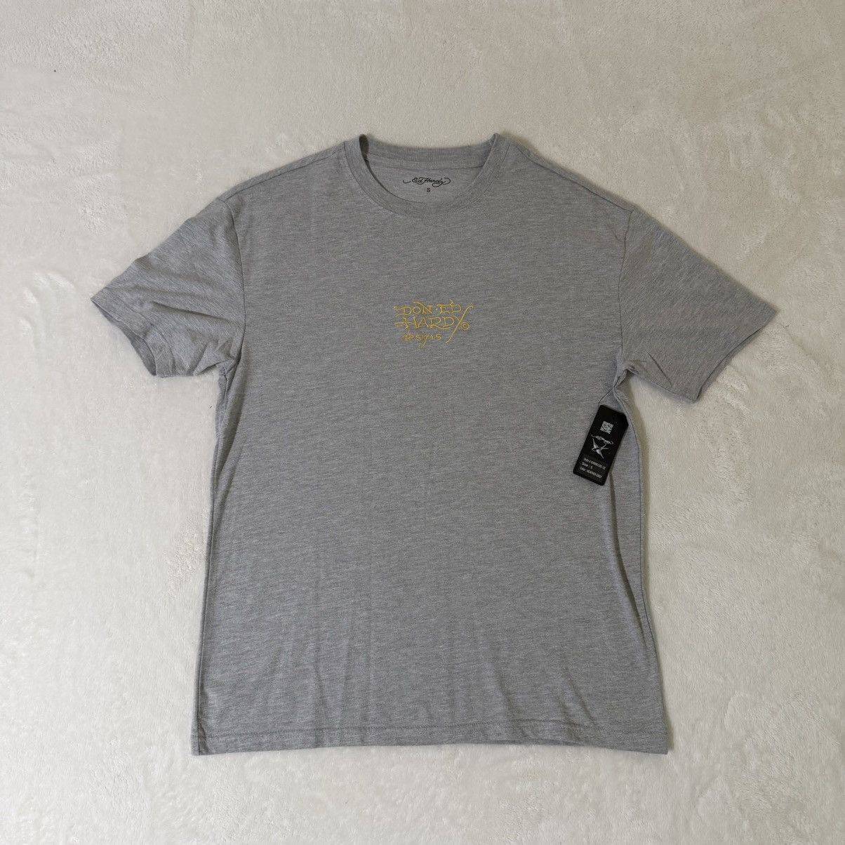 Ed Hardy NWT y2k Ed Hardy Designs Gray T-Shirt Size US S / EU 44-46 / 1 - 1 Thumbnail