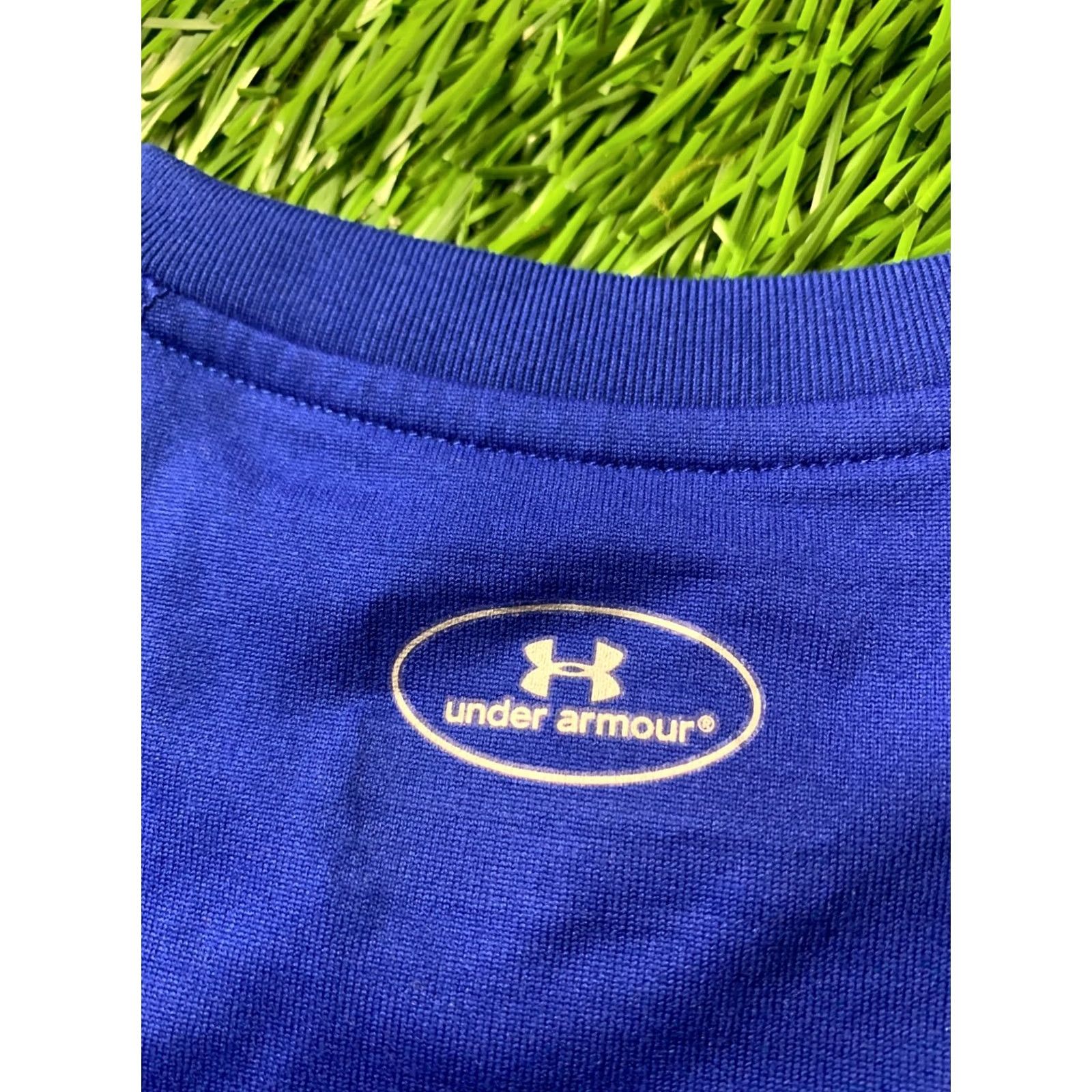 Under Armour UNDER ARMOUR HEATGEAR WOMEN SHIRT XS BLUE COMPRESSION TRAINING T-SHIRT jersey ORIGINAL SIZE XS Size XS / US 0-2 / IT 36-38 - 7 Thumbnail