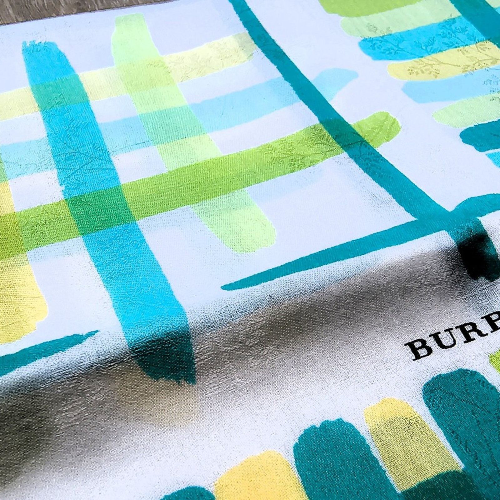 Burberry Burberry WaterColor Style - Handkerchief Scarf [58cm x 58cm] Size ONE SIZE - 8 Thumbnail