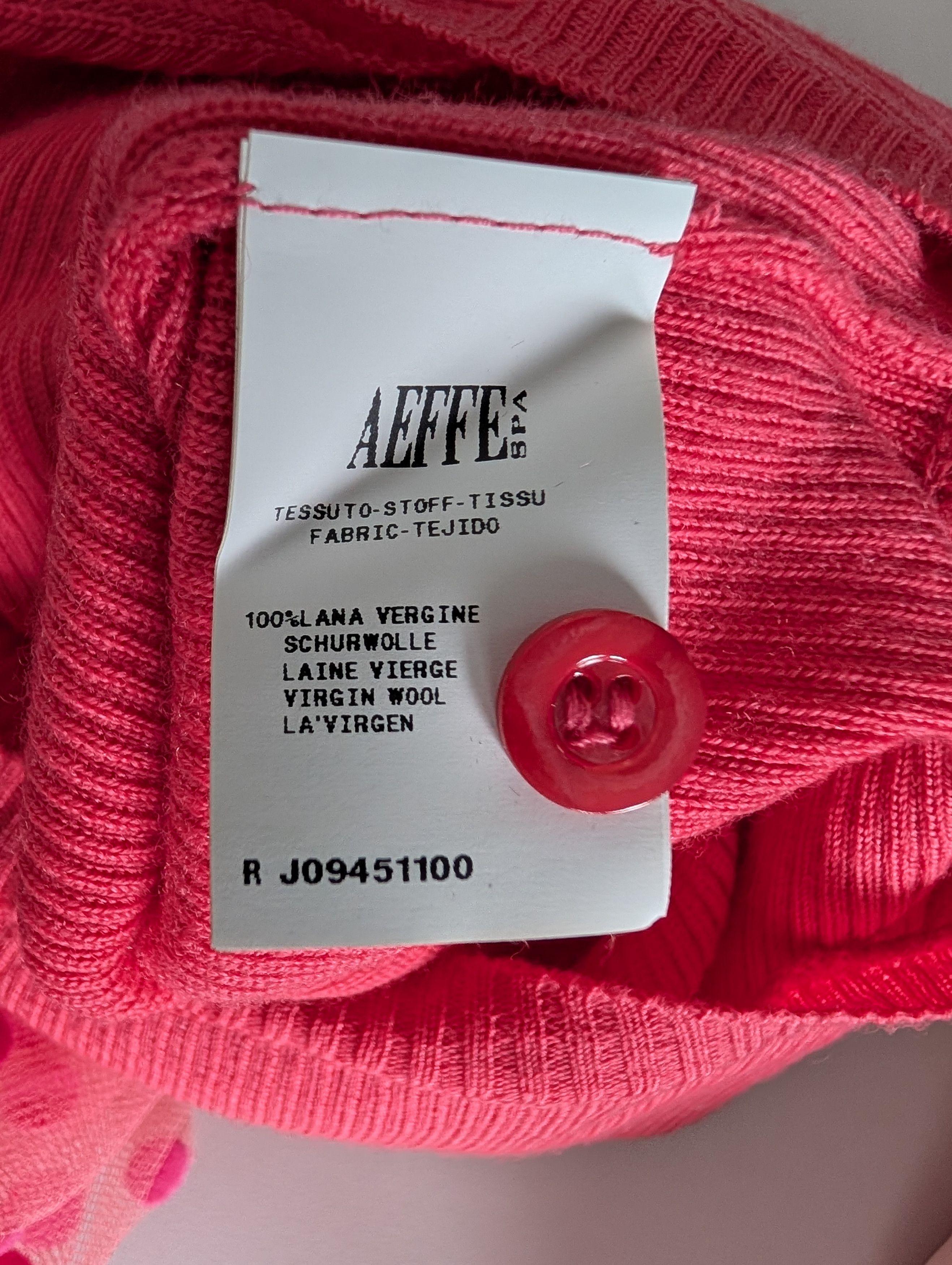 Moschino Pink Cropped Cardigan With Mesh Puffed Short Sleeves Size XS / US 0-2 / IT 36-38 - 5 Thumbnail