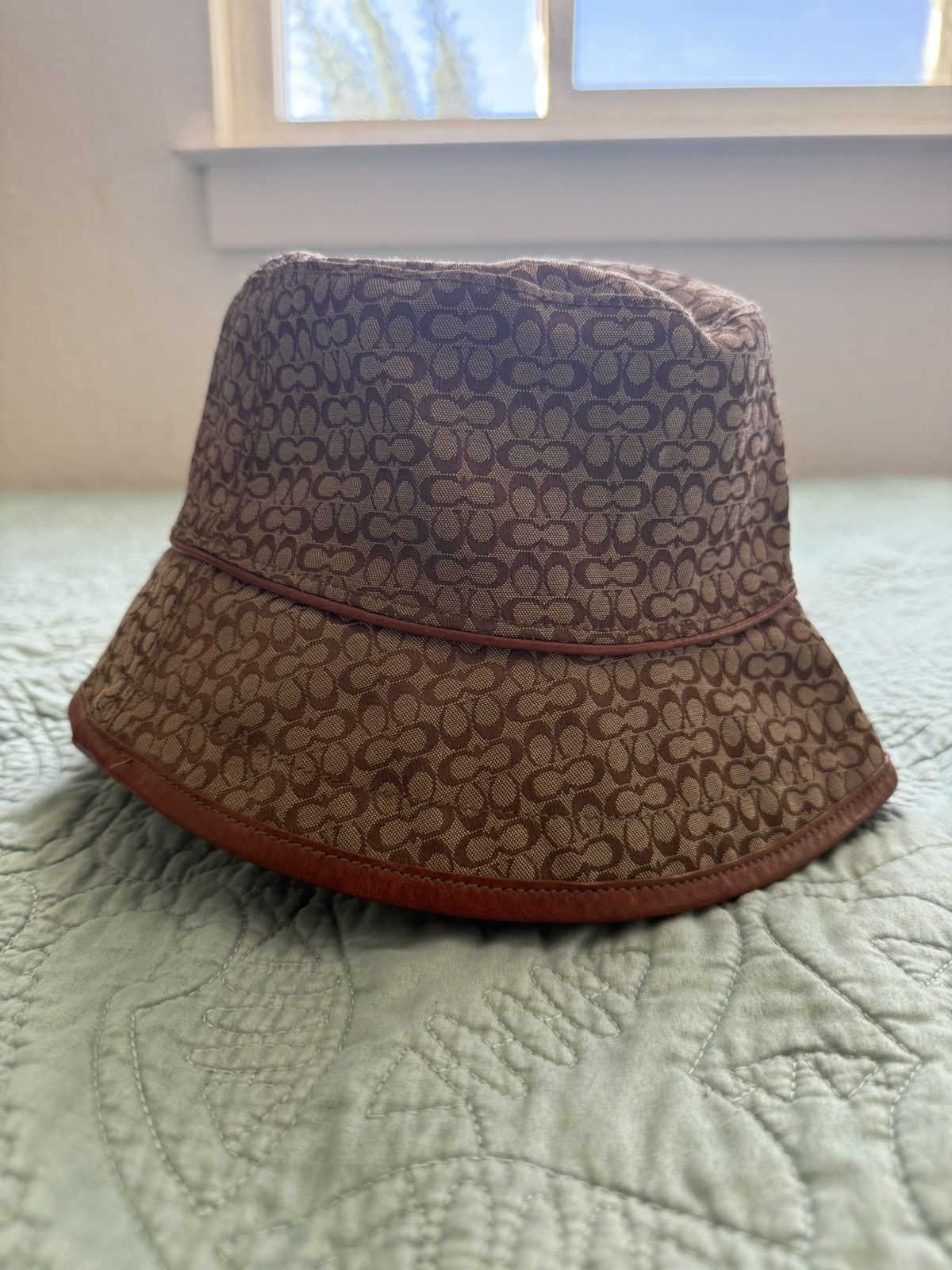 Coach Coach Signature Jacquard Bucket Hat Size ONE SIZE - 1 Thumbnail