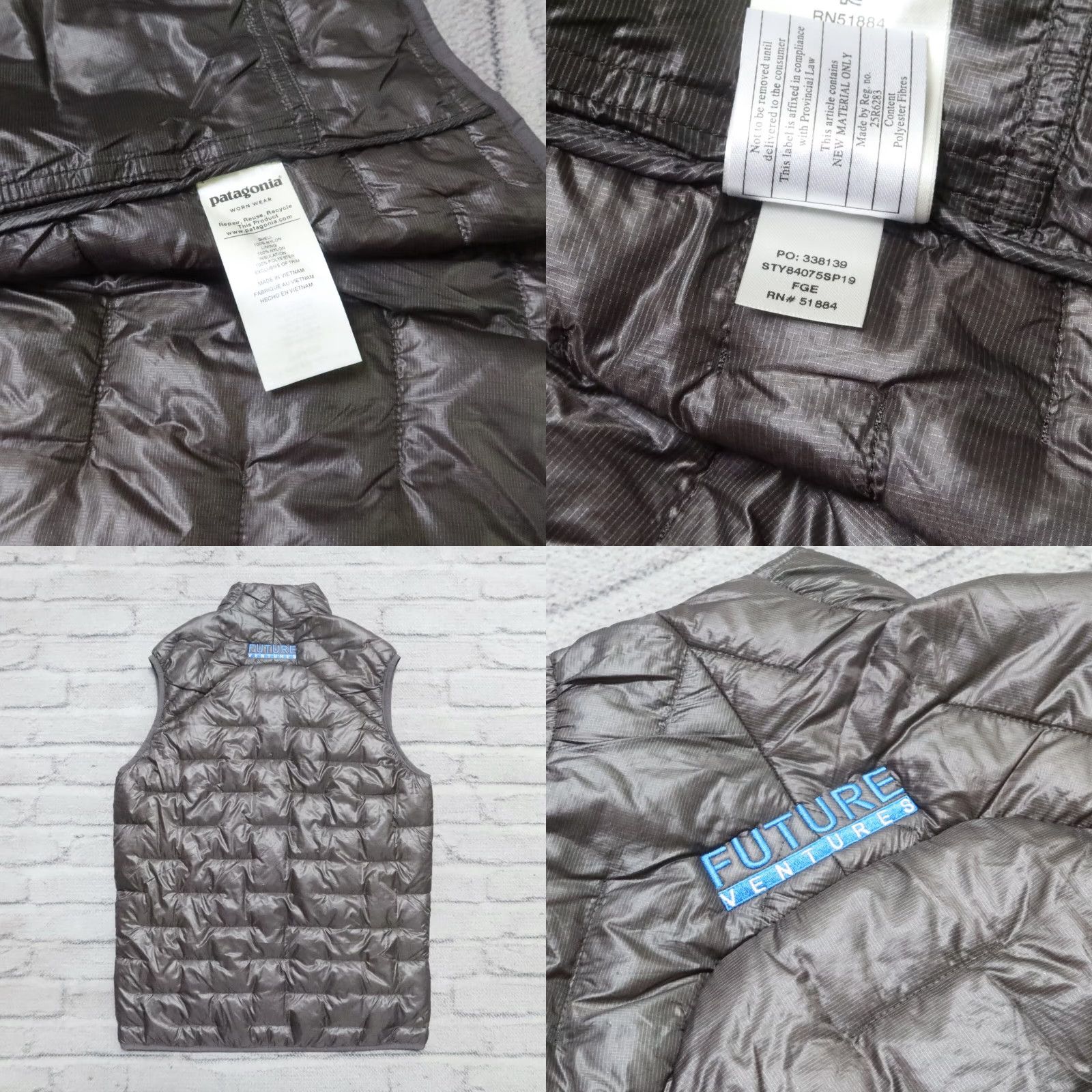 Patagonia Patagonia Micro Puff Vest Mens S Forge Grey Quilted - Size S - Patagonia Micro Puff - Vest - Forge Grey - 90s? Size US S / EU 44-46 / 1 - 8 Thumbnail