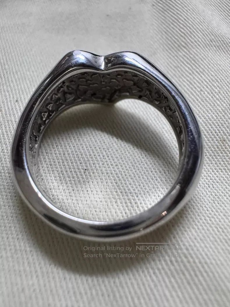 Vivienne Westwood Vivienne Westwood Sterling Silver Heart Fire Seal Saturn R Size ONE SIZE - 2 Thumbnail