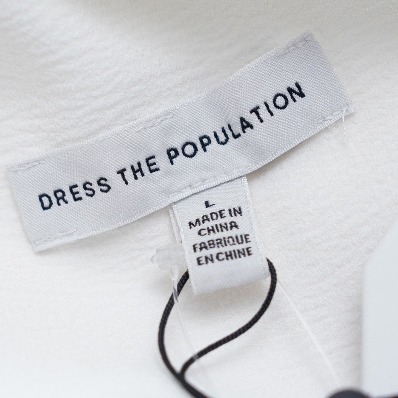Dress the Population Dress The Population. One Shoulder Bow Dress. Size L / US 10 / IT 46 - 3 Thumbnail