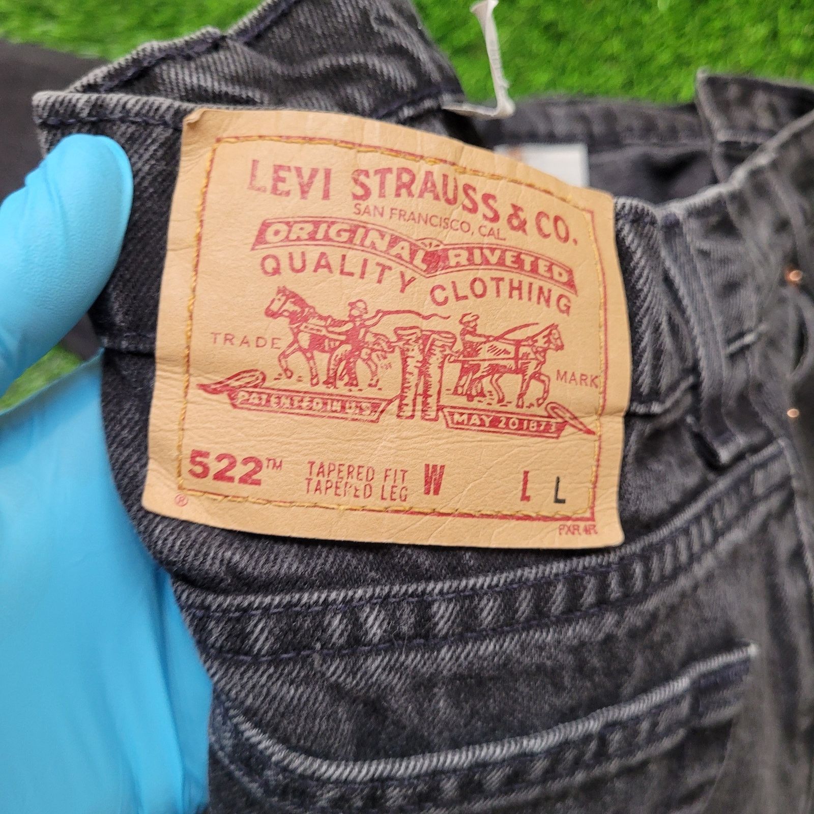 Levi's VTG 90s Levis 522 Jeans Womens 18 USA High Waisted Tapered Size 40" / US 18 - 7 Thumbnail