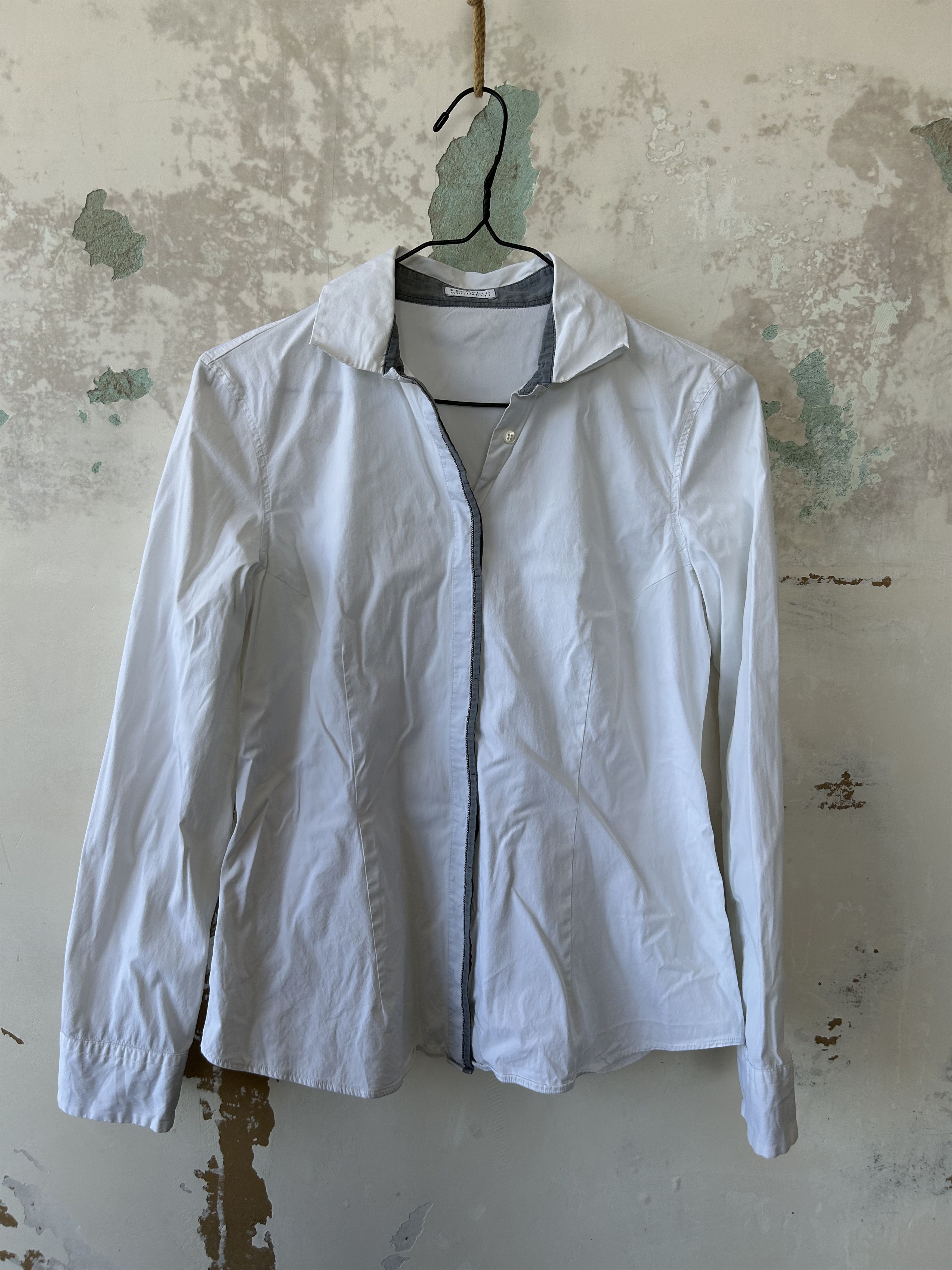 Brunello Cucinelli Brunello Cucinelli Shirt Button Up Made in Italy Size L / US 10 / IT 46 - 1 Thumbnail