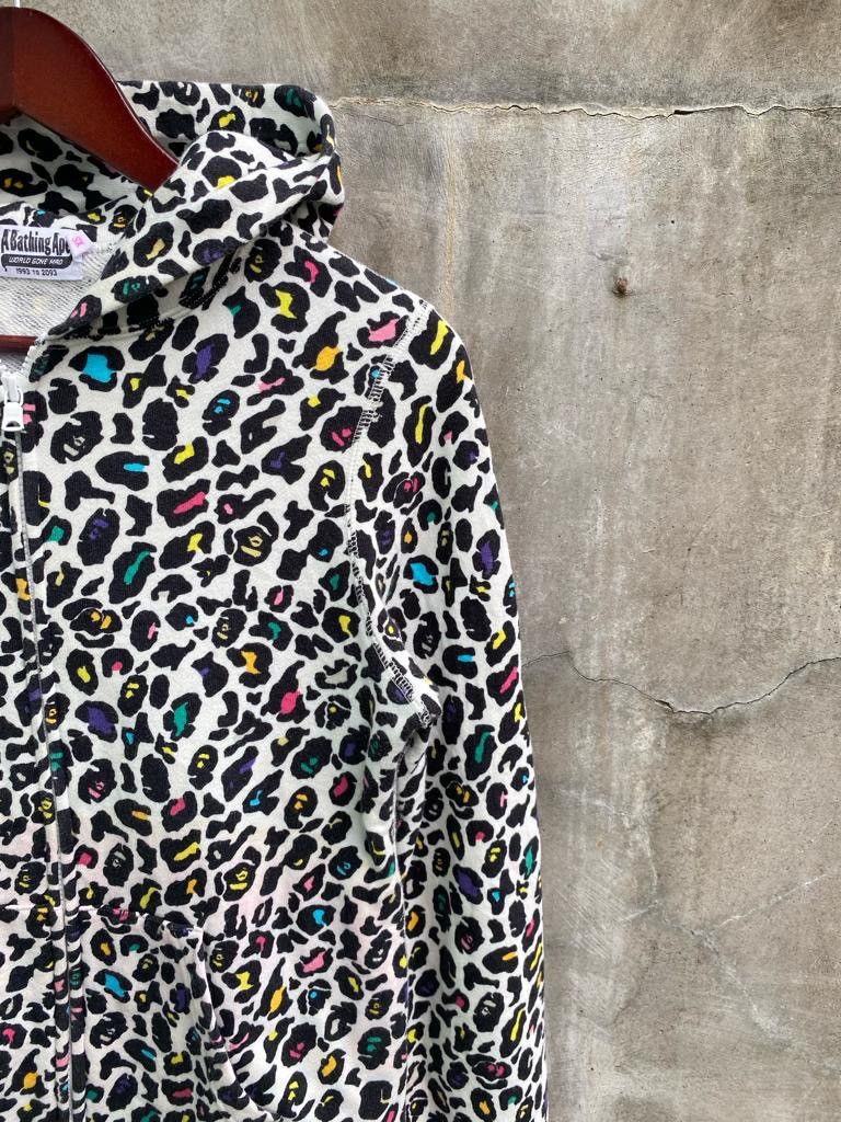 Bape Leopard Camo Hoodie Size XS / US 0-2 / IT 36-38 - 3 Thumbnail