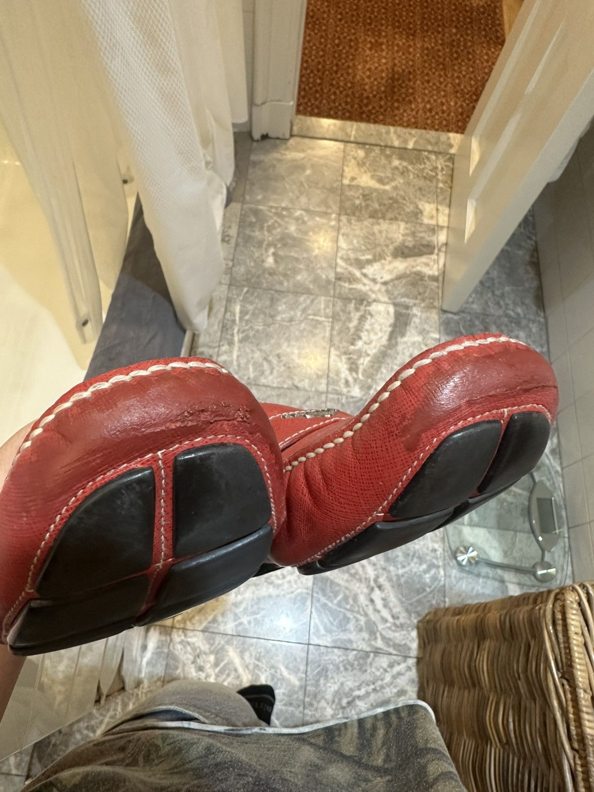 Prada Prada Crocodile Loafers Size US 11 / EU 44 - 7 Thumbnail