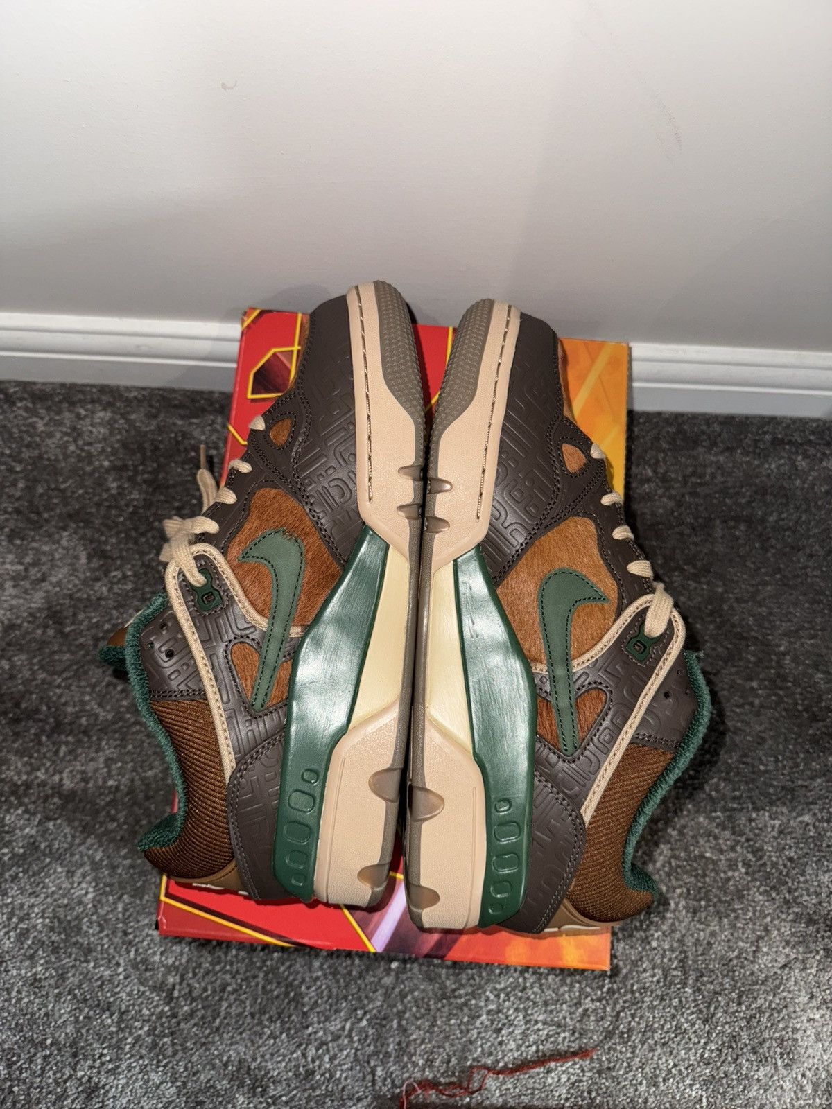 Nigo × Nike Air Force 3 Low x Nigo Baroque Brown and Pecan Size US 9.5 / EU 42-43 - 3 Thumbnail