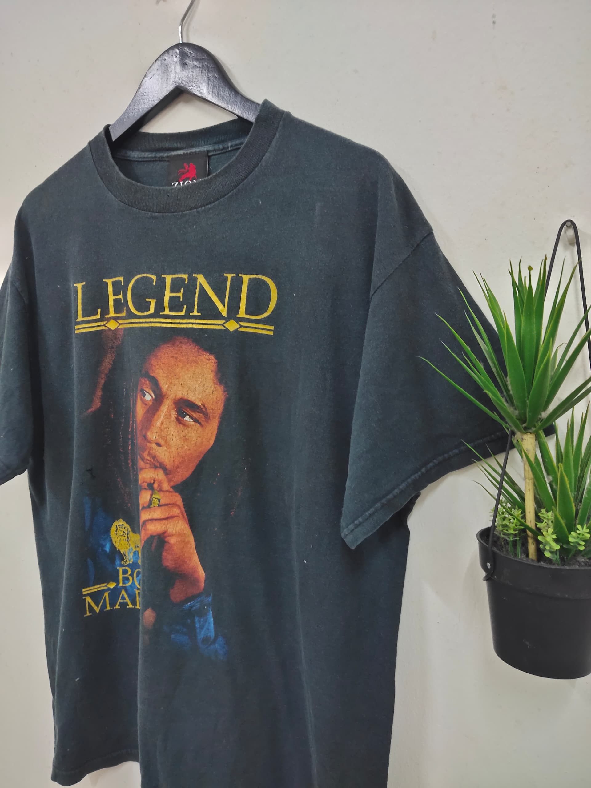 Band Tees Vintage 90s Bob Marley Photoprint band tshirt Size US L / EU 52-54 / 3 - 2 Thumbnail
